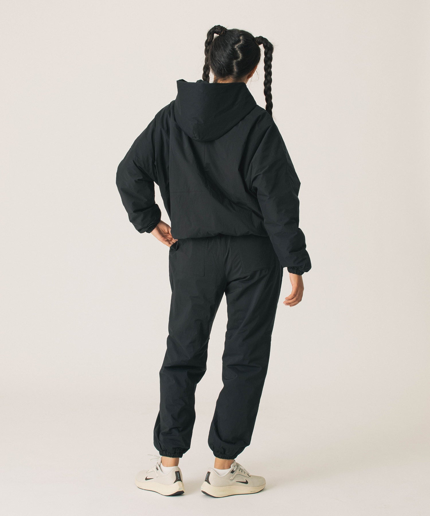 STRETCH PUFFER PULLOVER JACKET