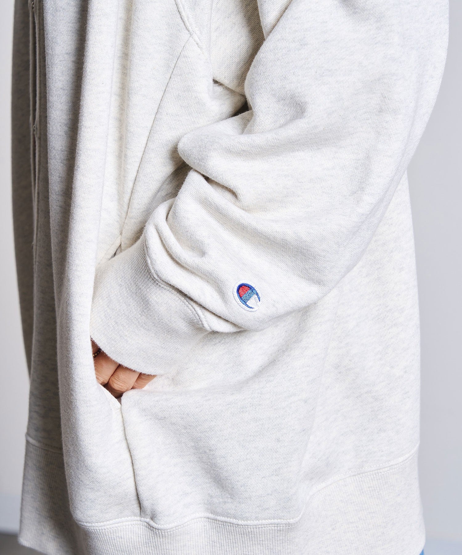 Champion別注/SWEAT CARDIGAN