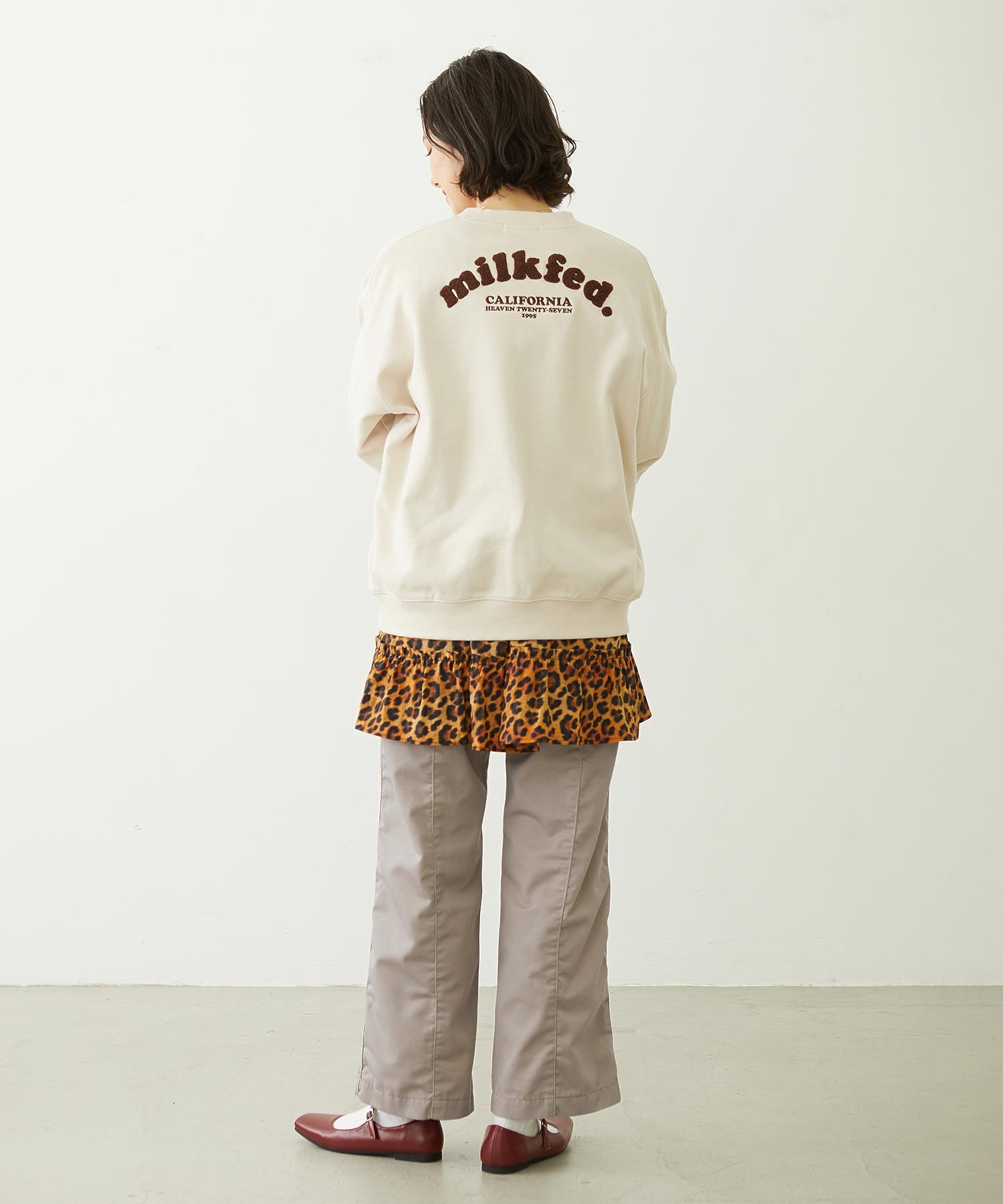 COOPER LOGO WIDE CREW SWEAT TOP