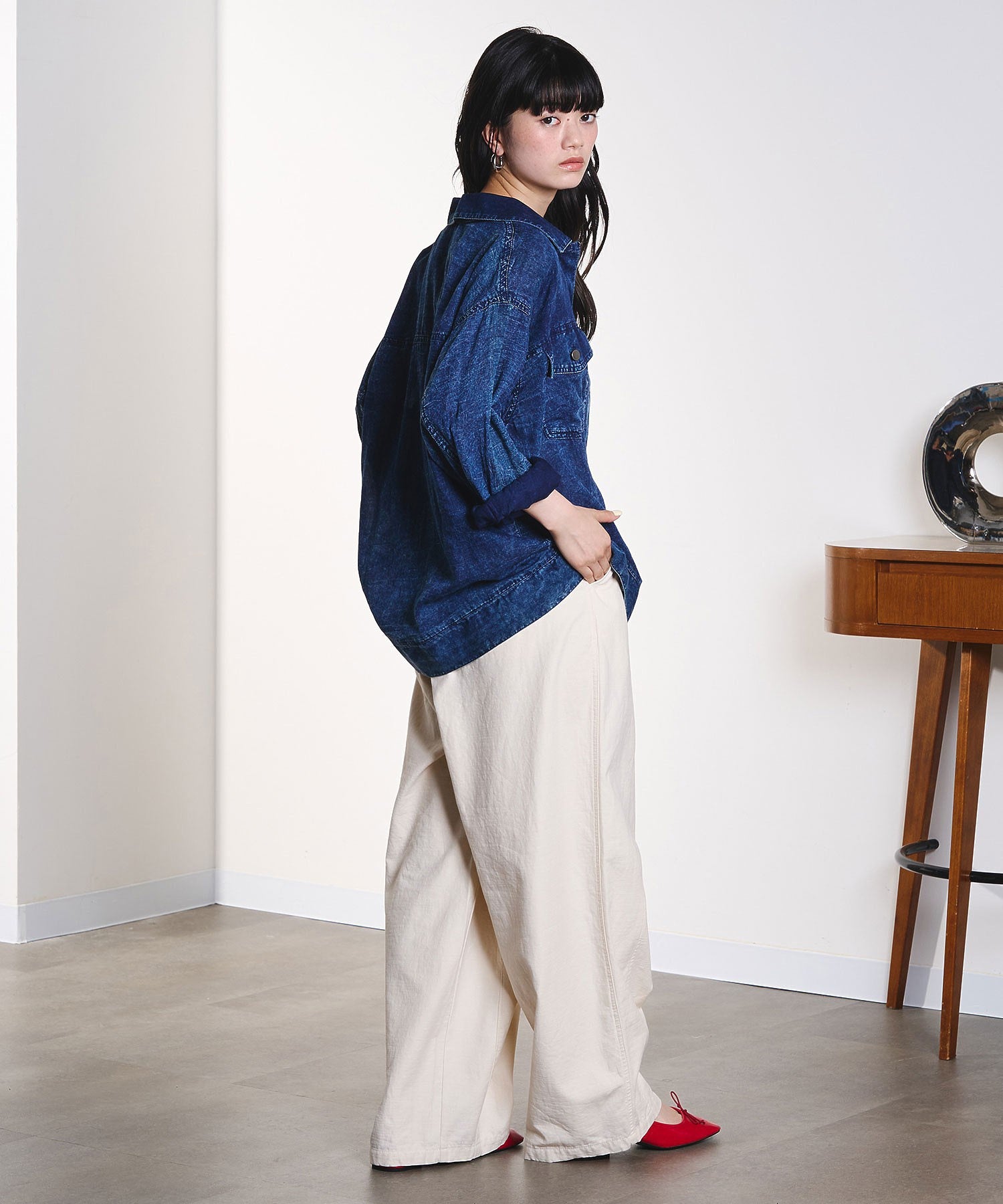 model:163cm 着用サイズ:ONE SIZE