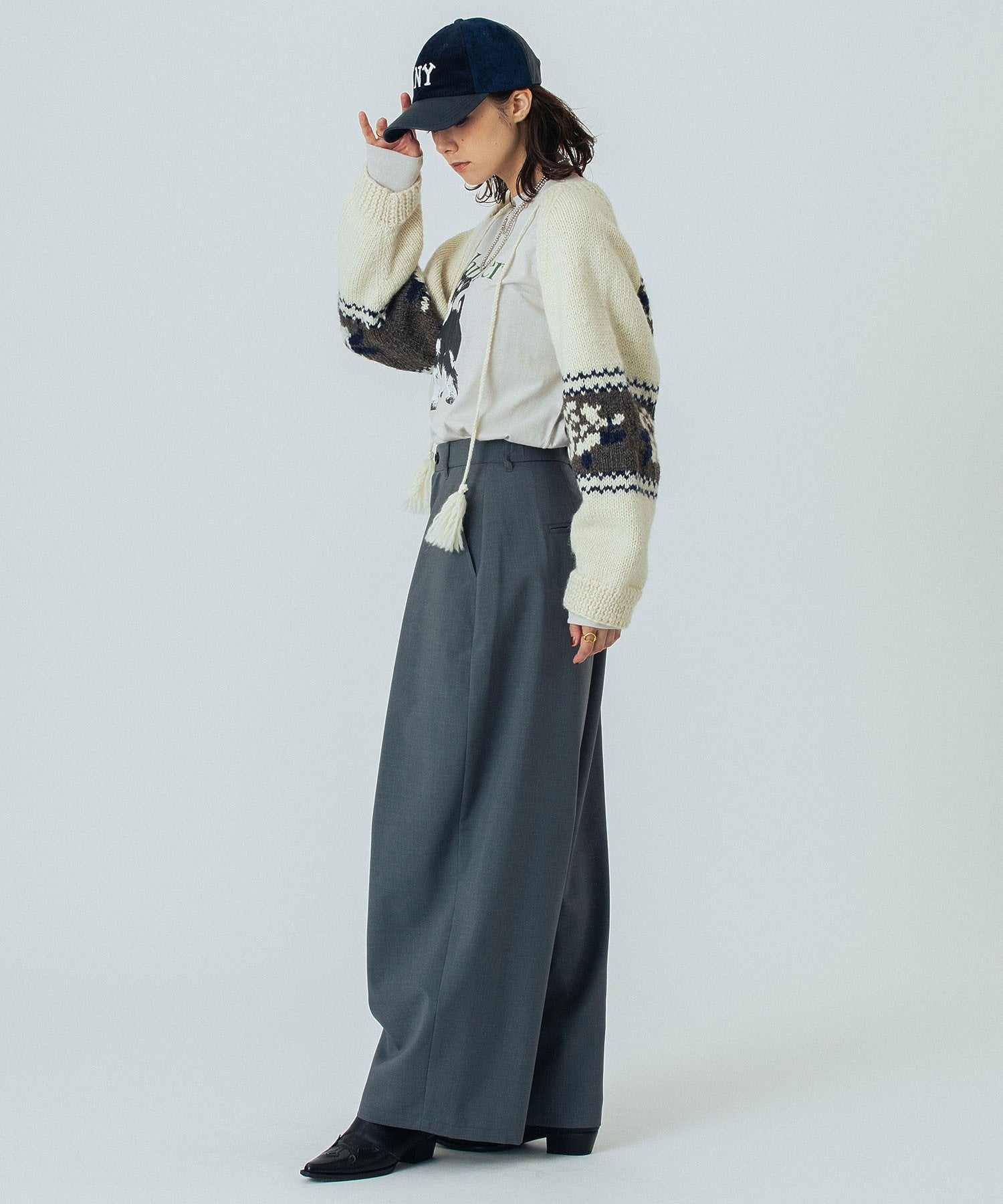 model:172cm 着用サイズ:M