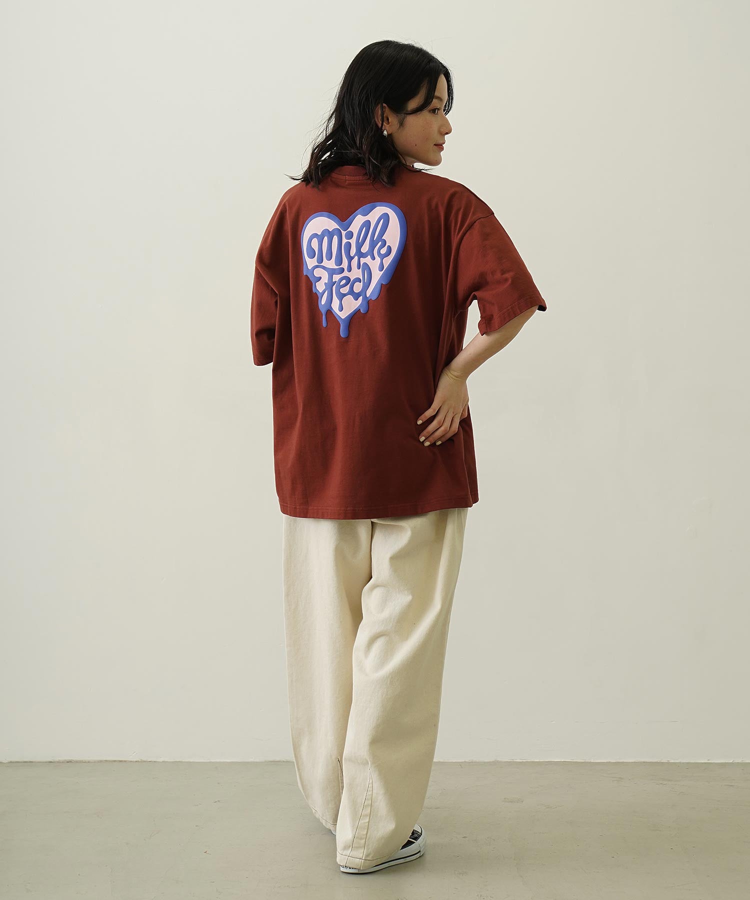 MELTY HEART FOAM PRINT WIDE S/S TEE