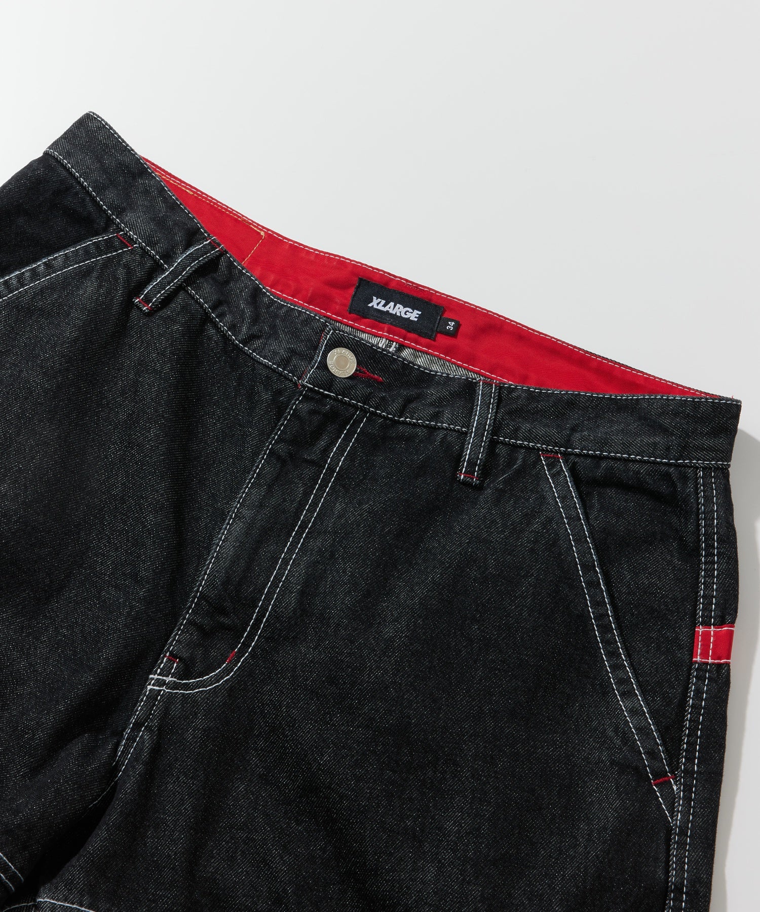 DENIM CARGO PANTS