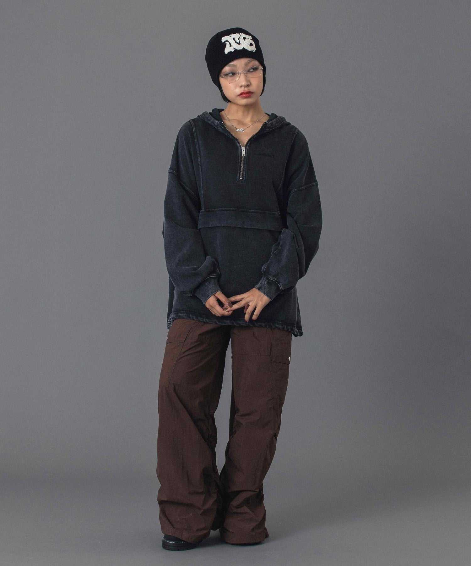 VOLUME HEM LOOSE EASY PANTS