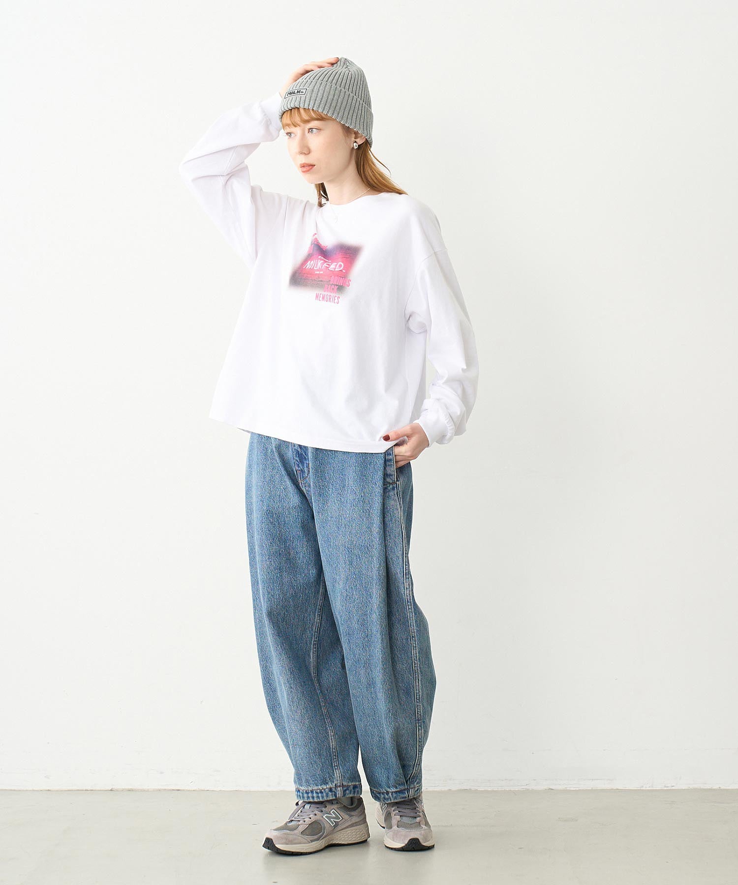 WIDE LEG BAGGY DENIM PANTS