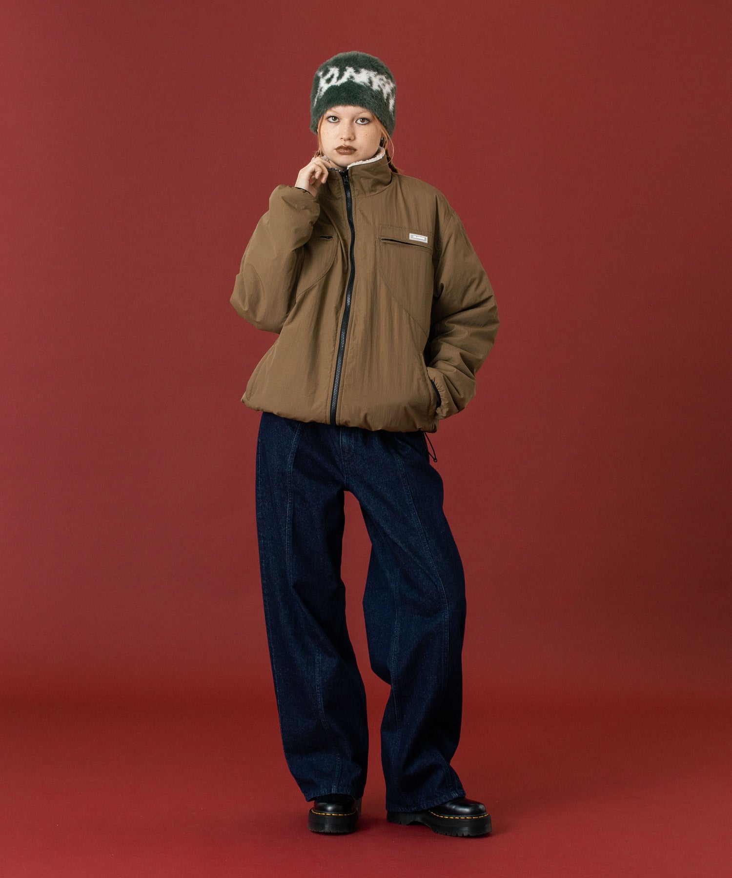 REVERSIBLE NYLON JACKET