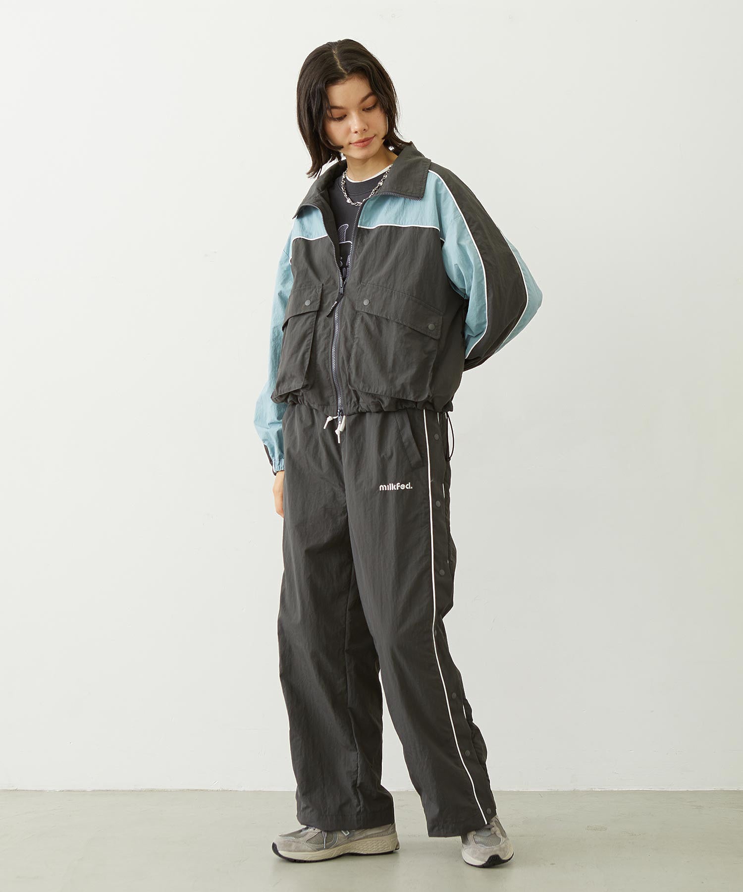 CUTOUT LOGO TRACK PANTS