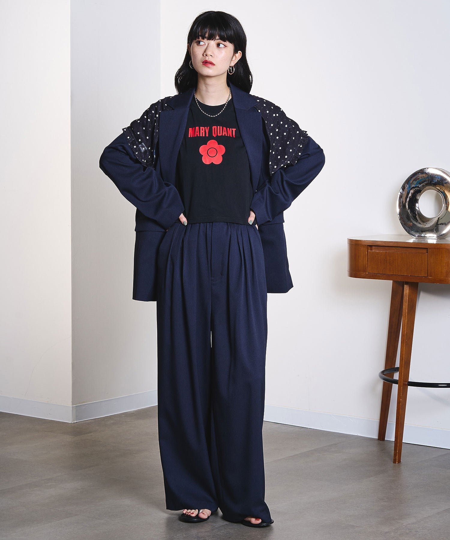 model:163cm 着用サイズ:S