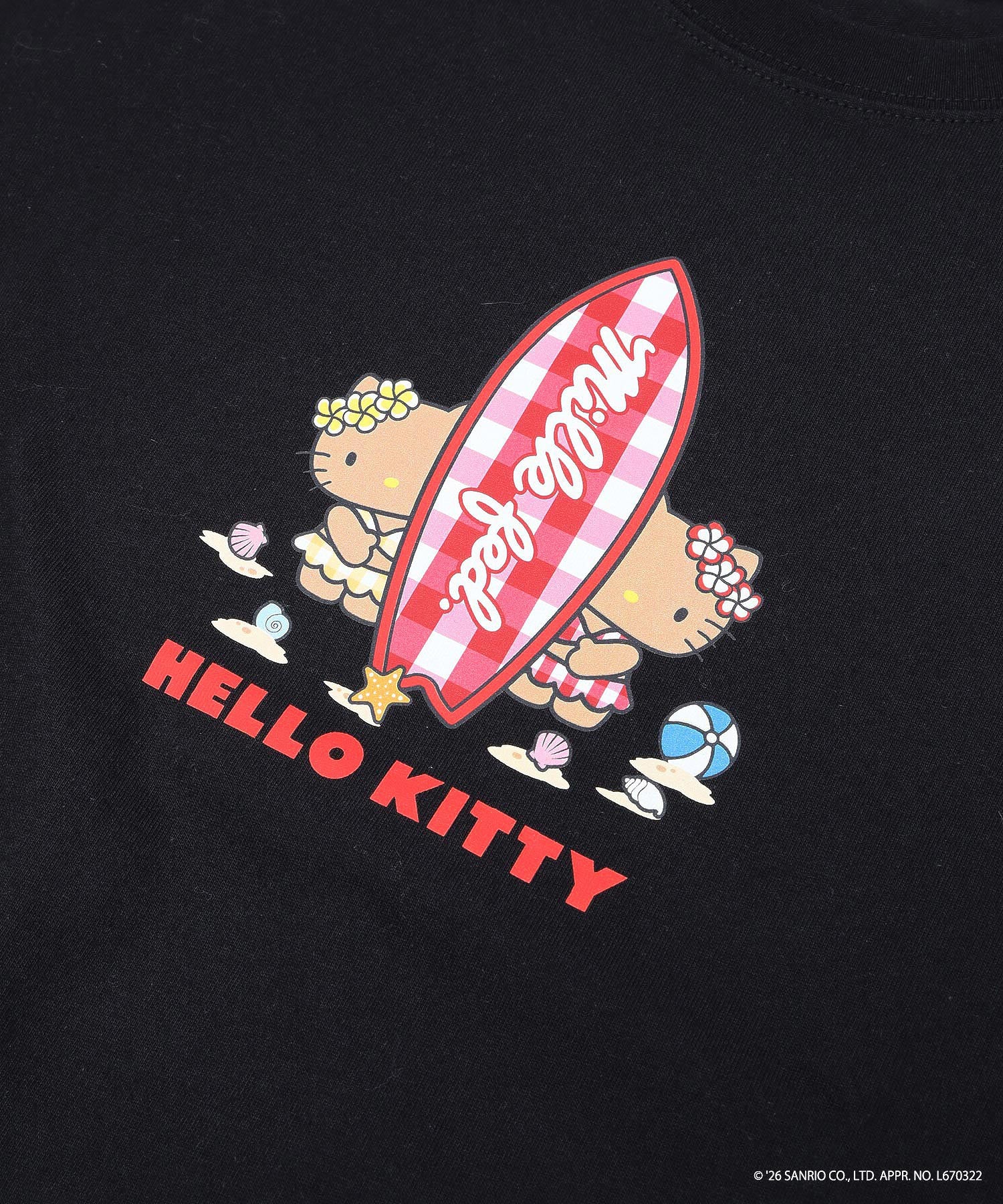 MILKFED. × HELLO KITTY SUN-KISSED SURF S/S TEE
