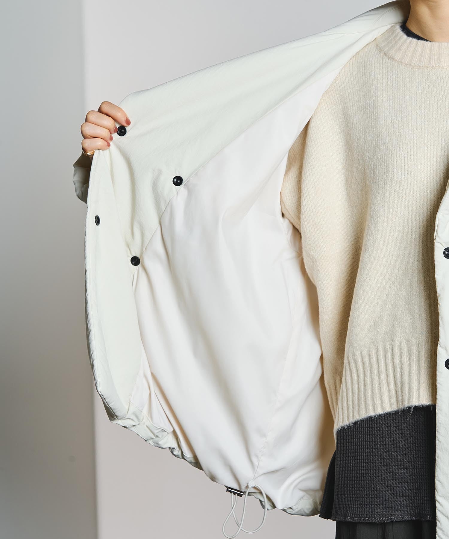 PADDED TAILORED COAT