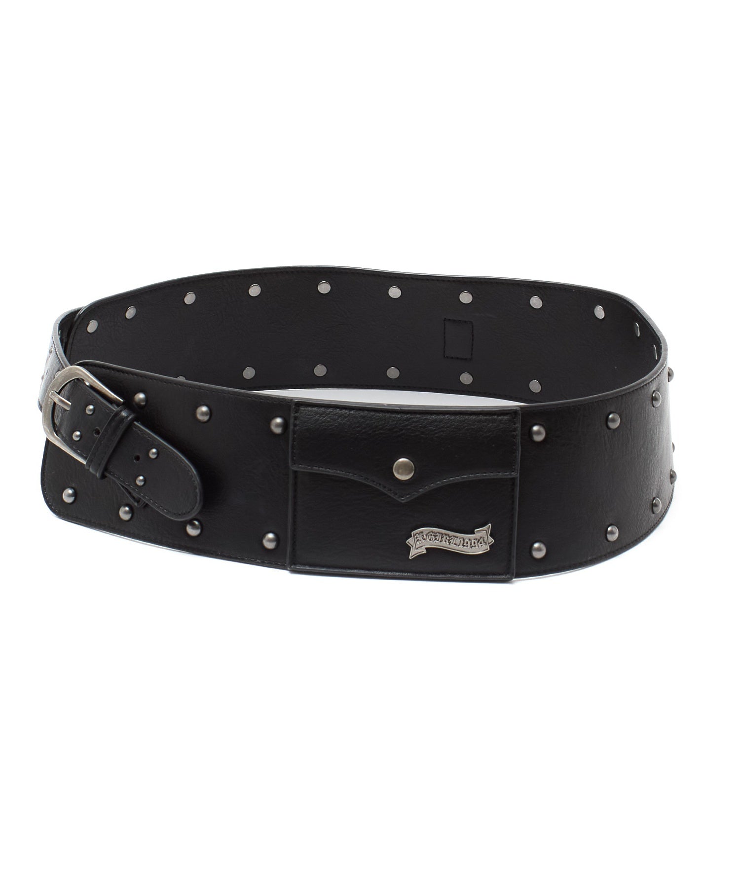 STUDDED THICK BELT