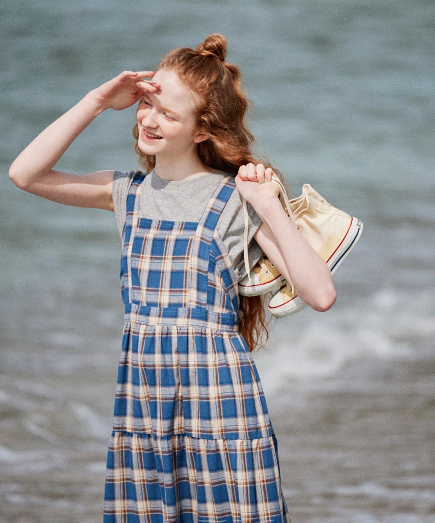 APRON TIERED DRESS