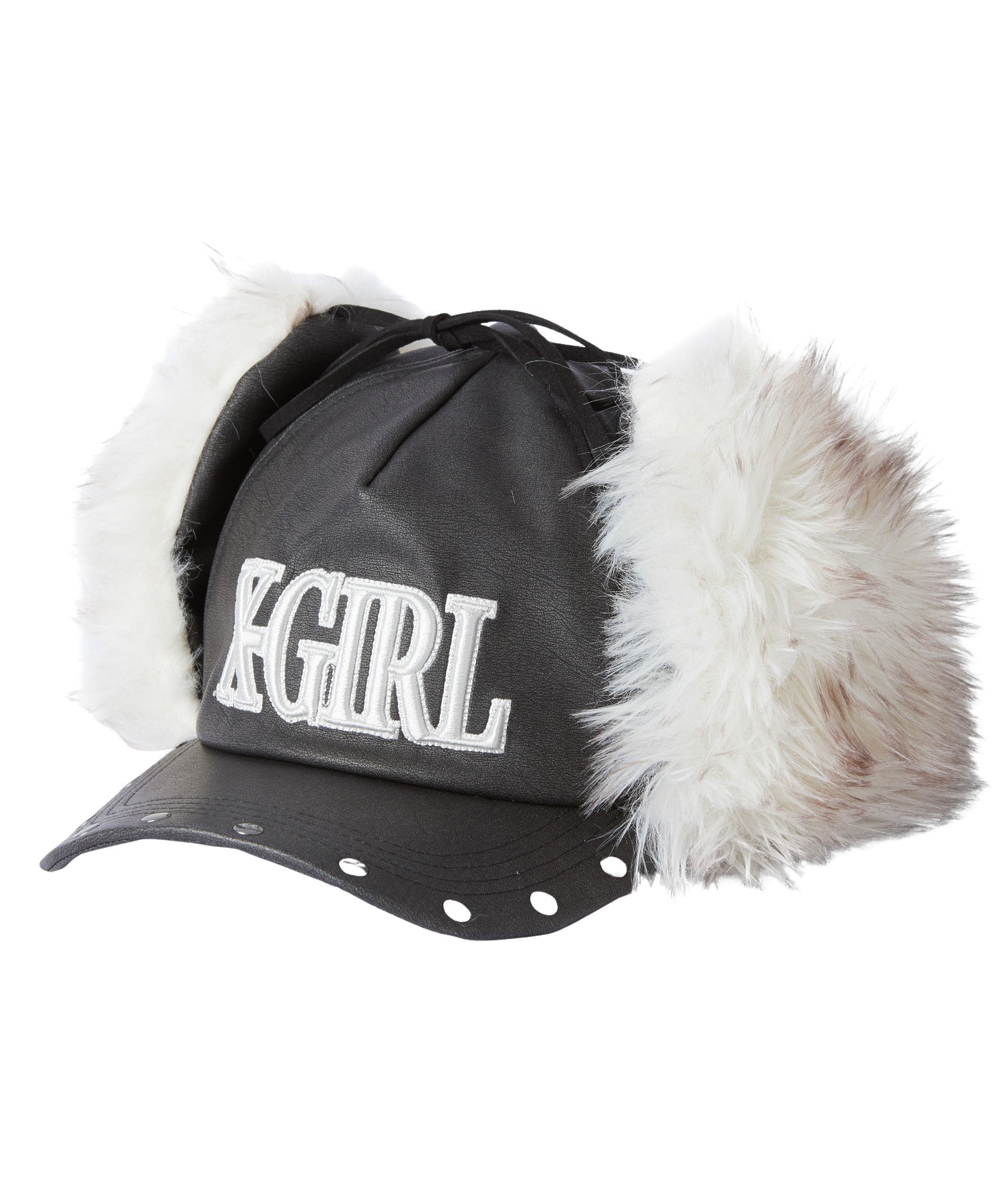 FAUX FUR EAR FLAP 5PANEL CAP