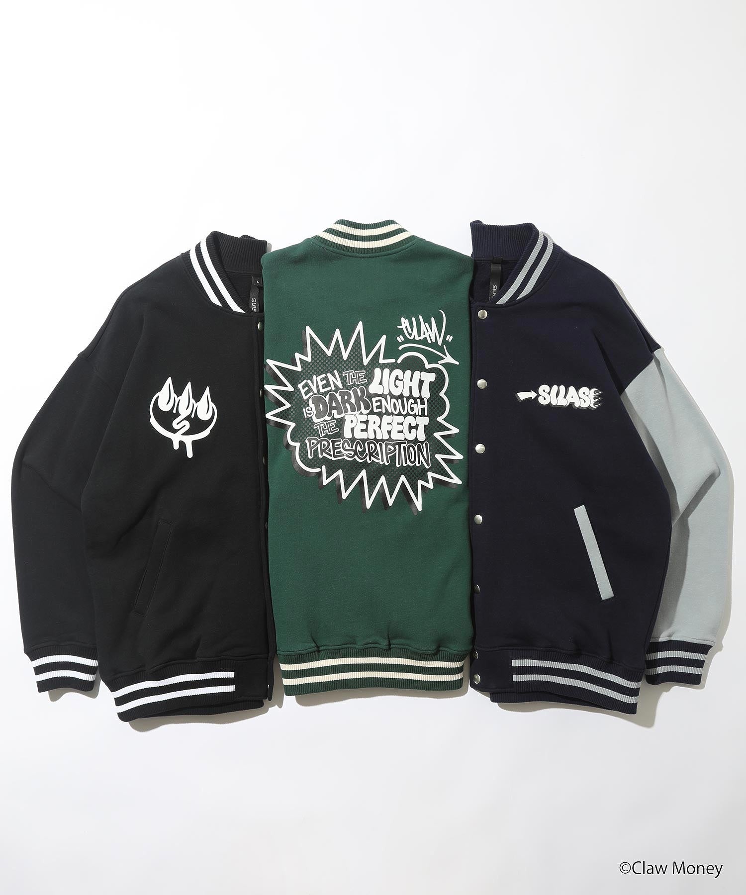 SILASxCLAW MONEY VARSITY JACKET