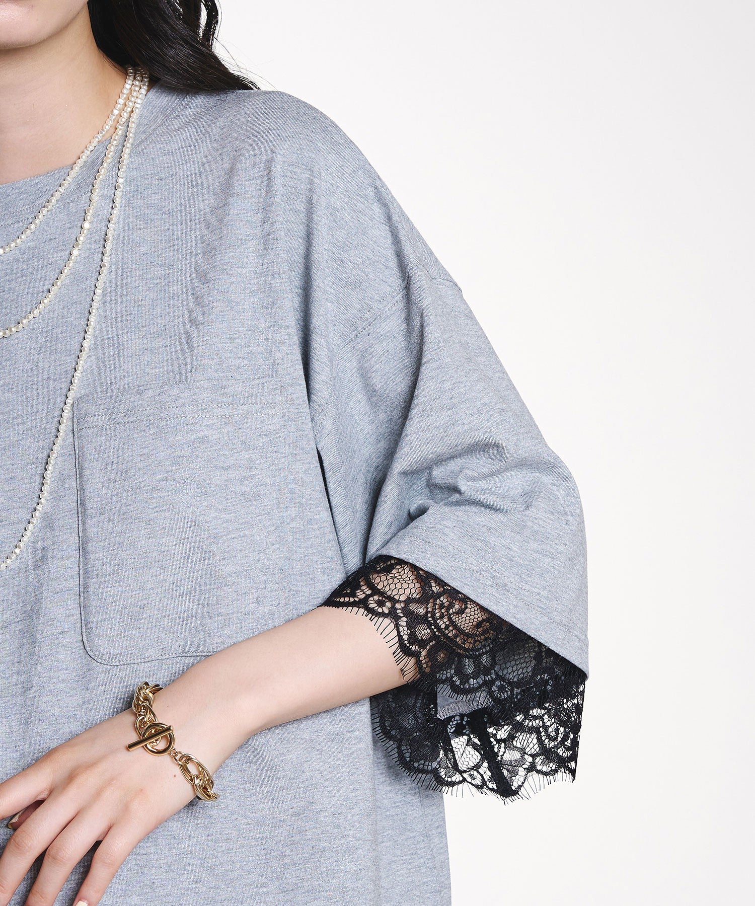 LACE DOCKING BIG TEE