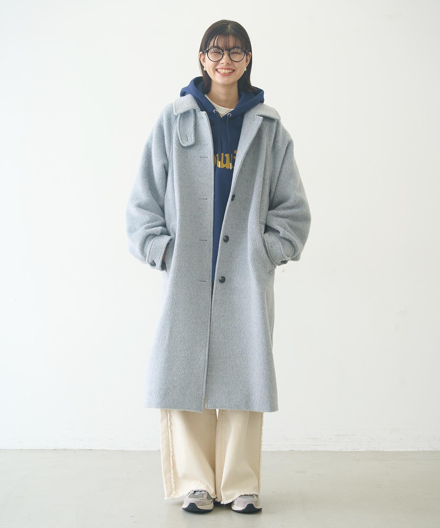 VOLUME SLEEVE LONG COAT