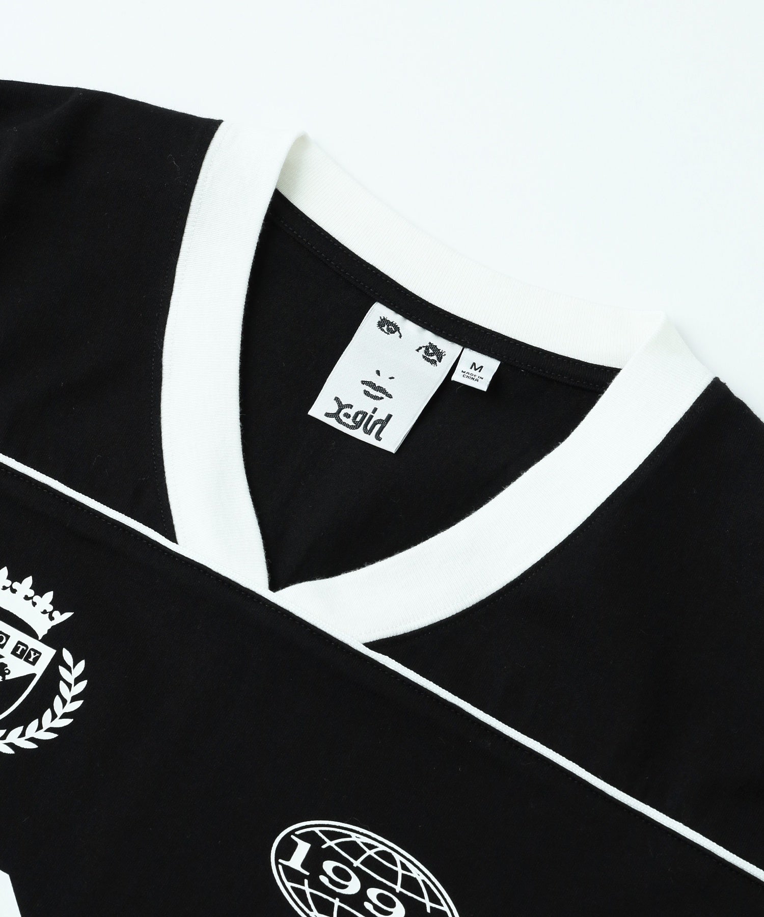 FACE LABEL NUMBER BIG TEE DRESS