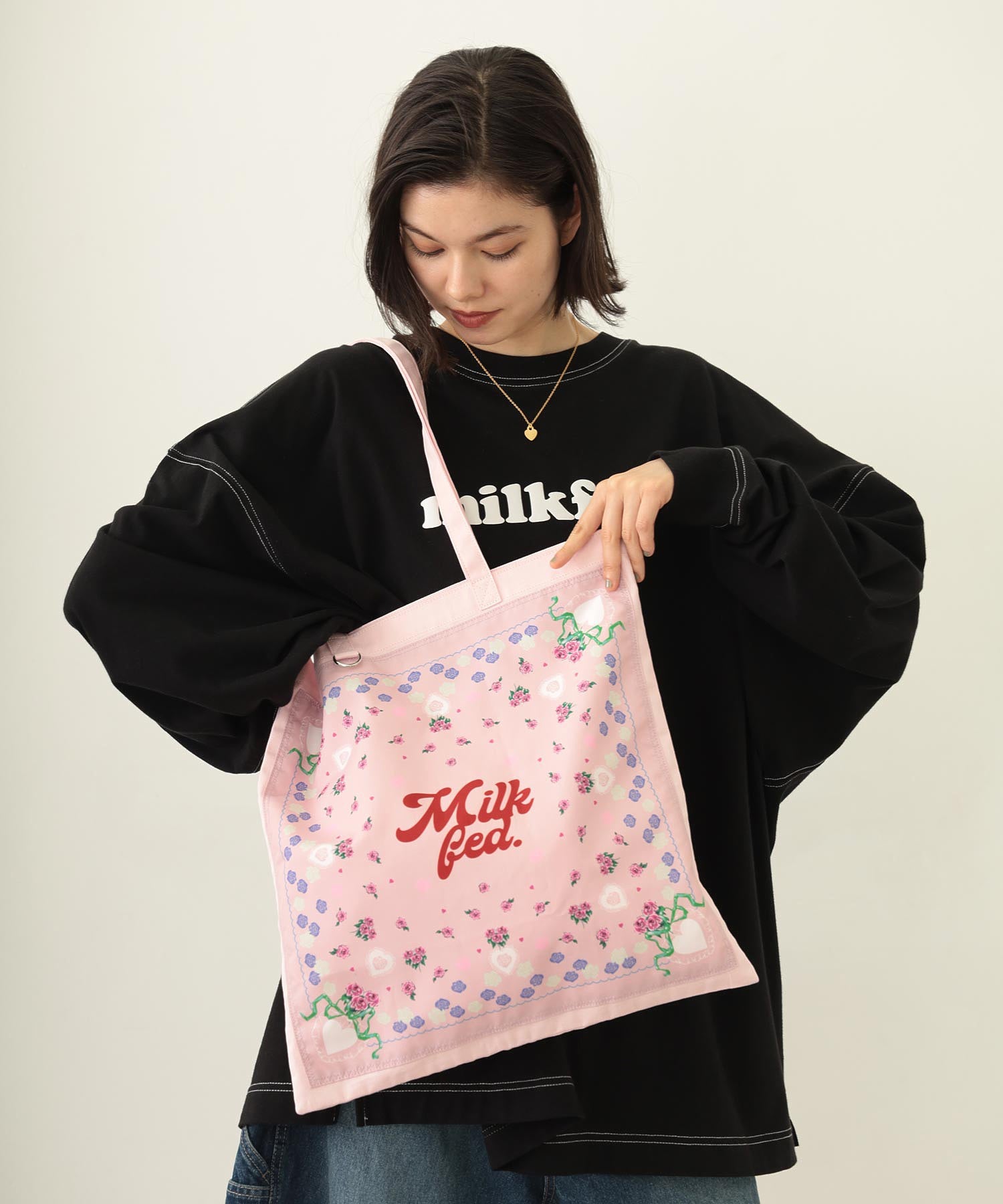 FLOWER PATTERN BANDANA BAG