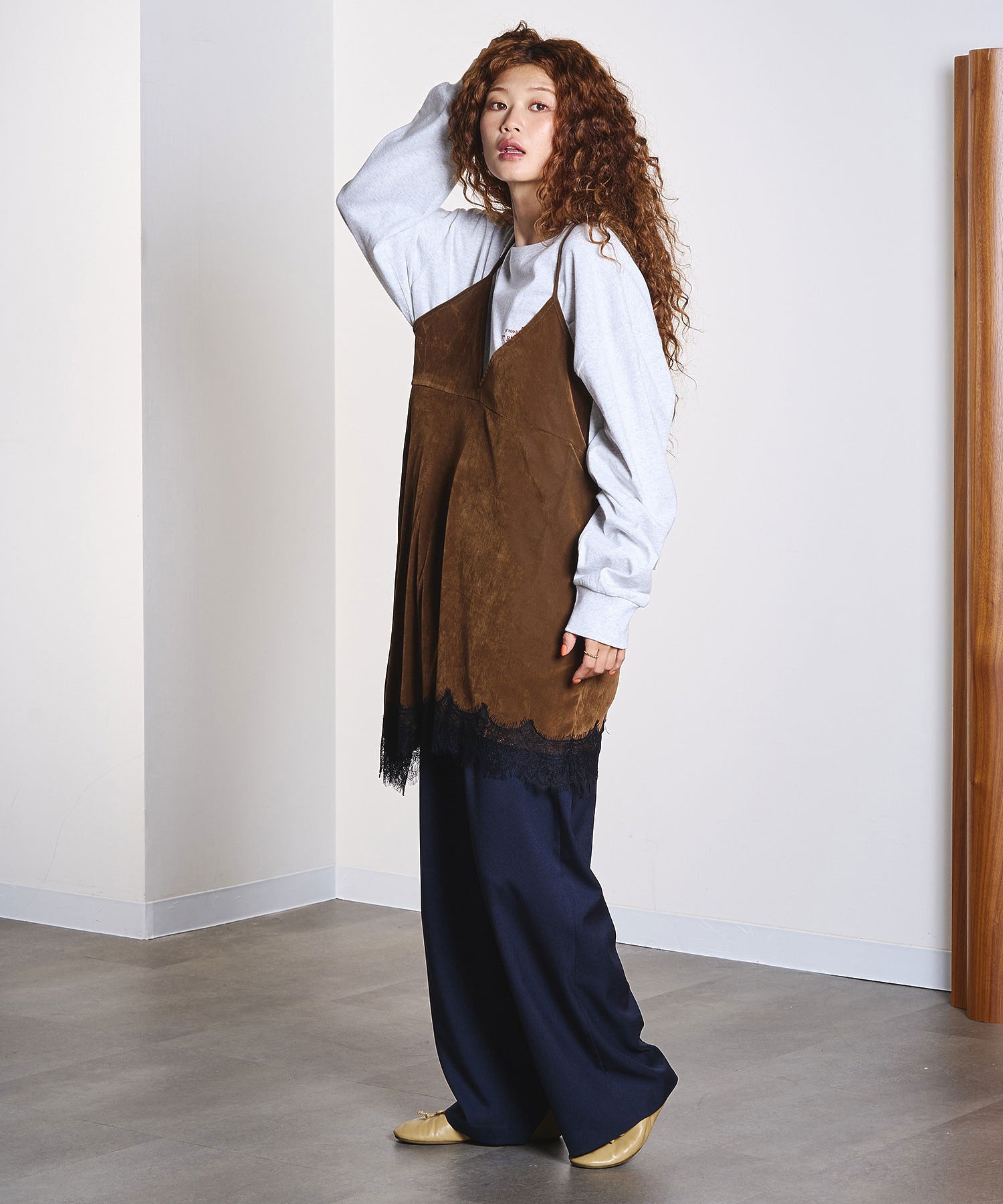 model:168cm 着用サイズ:ONE SIZE