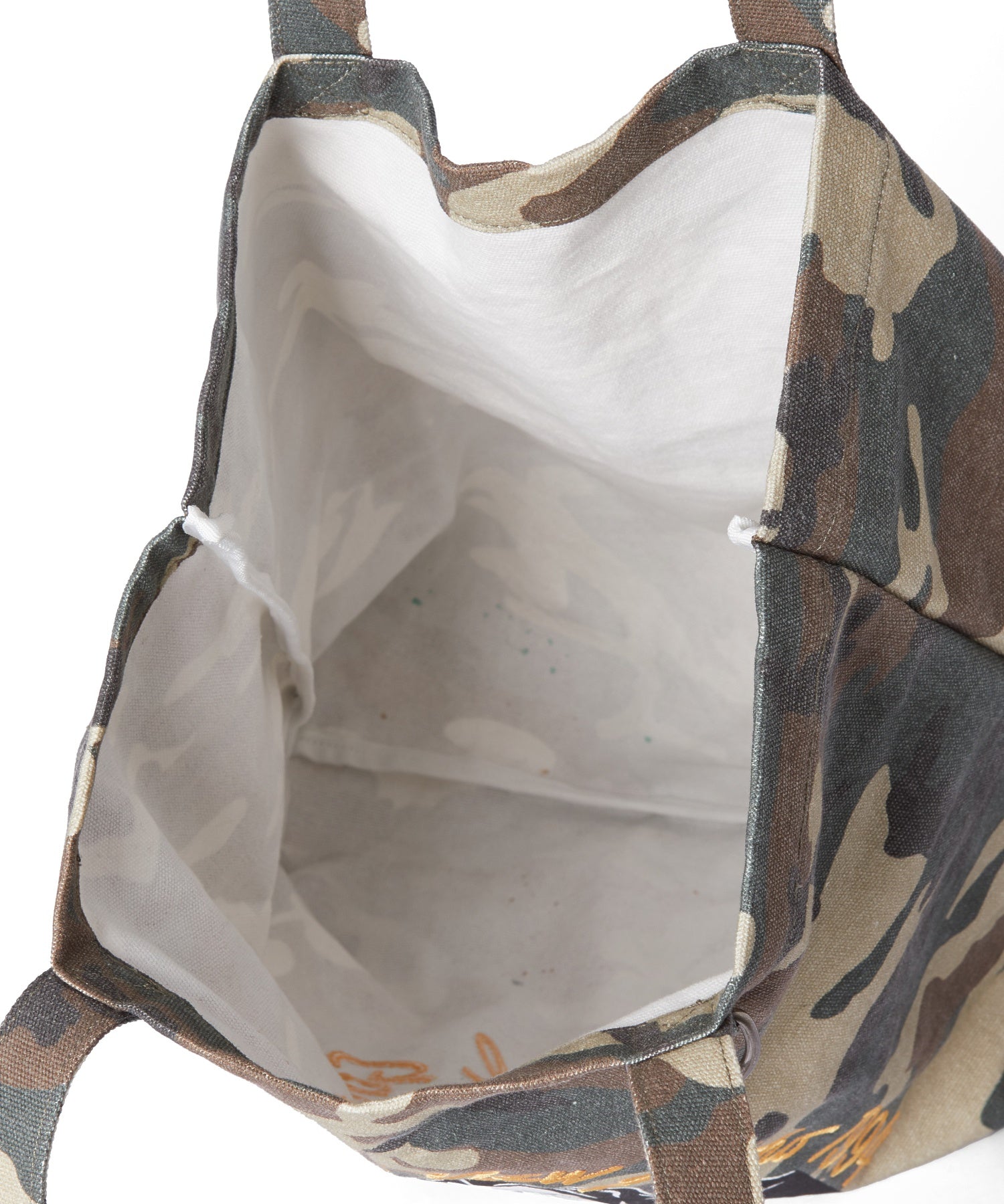 HAND DRAWN LOGO AND FACE TOTE BAG
