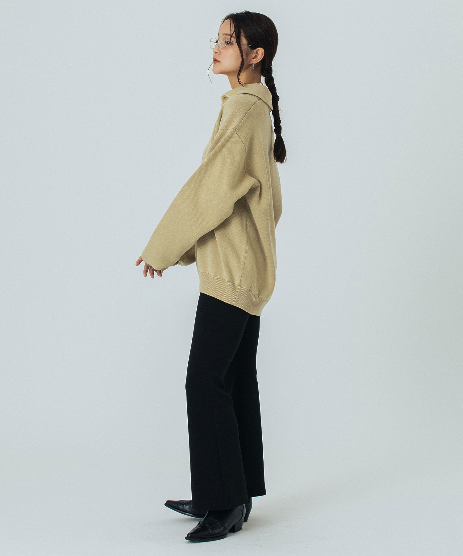CUT FLARE PANTS