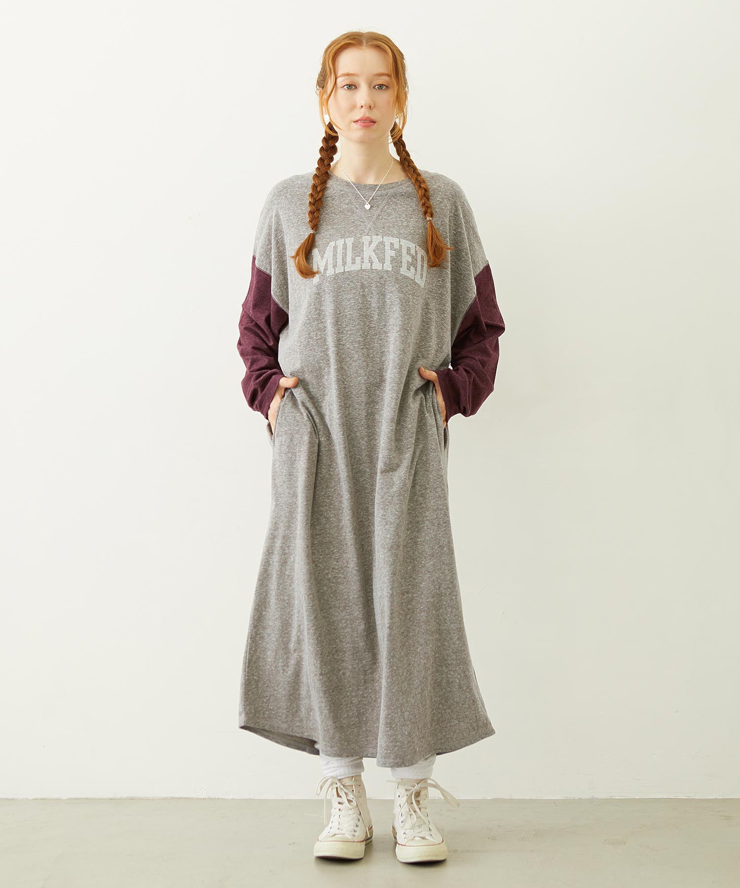 COLLEGE LOGO LONG DRESS