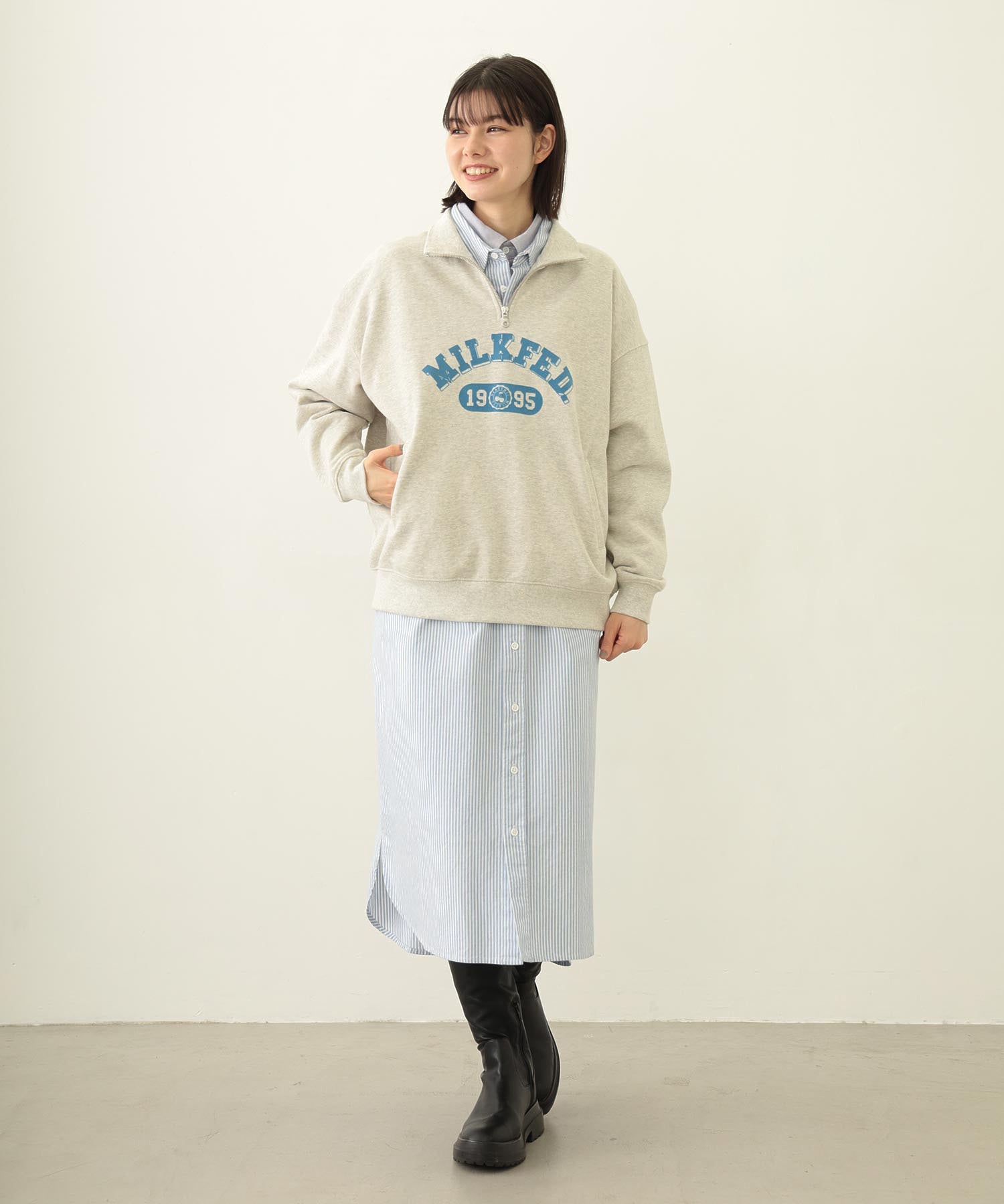 LAYERED SHIRTS DRESS