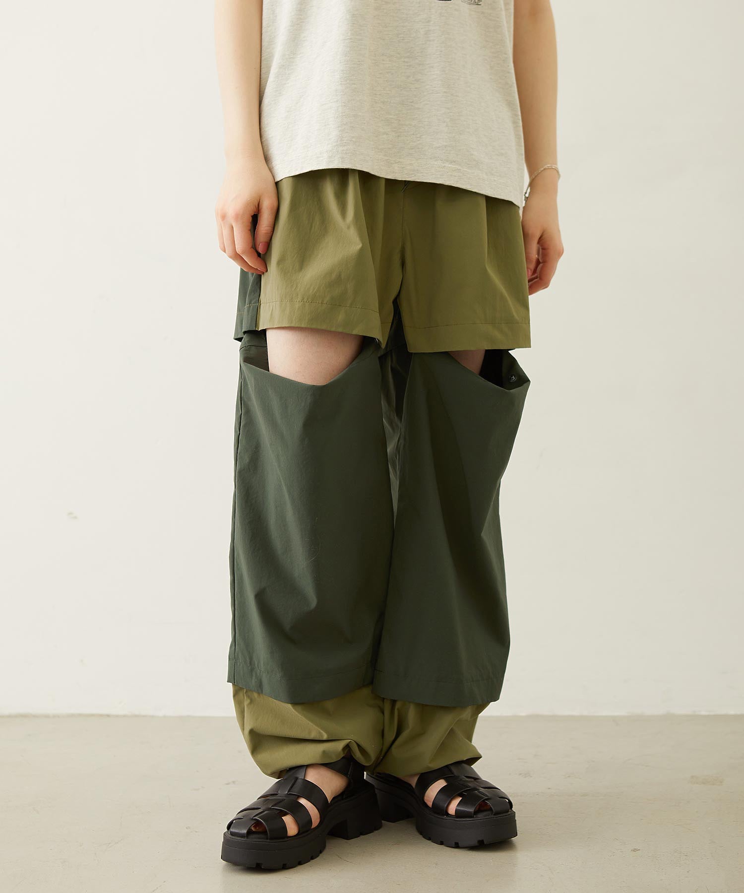 BICOLOR PANTS