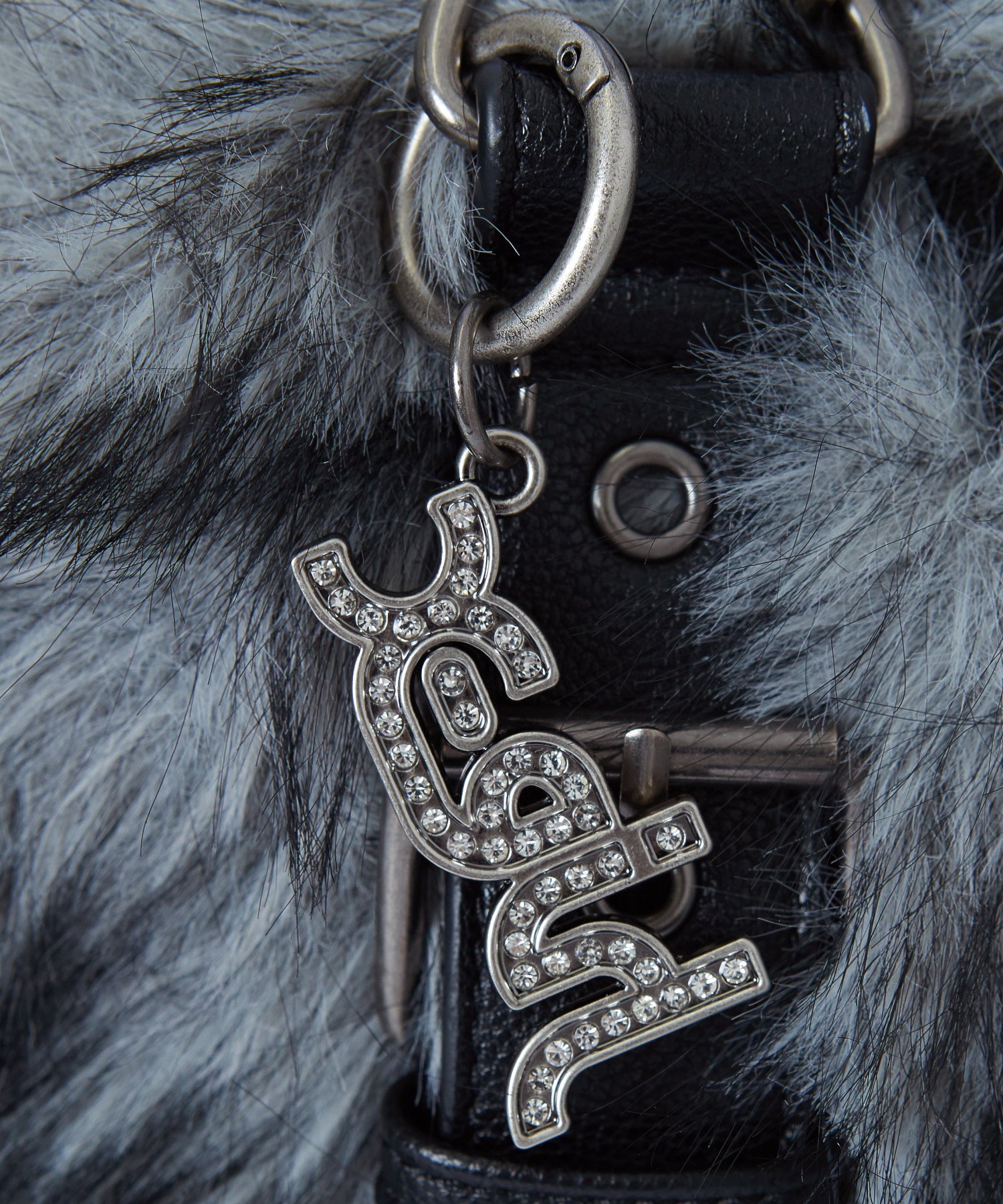 FAUX FUR CHAIN BAG