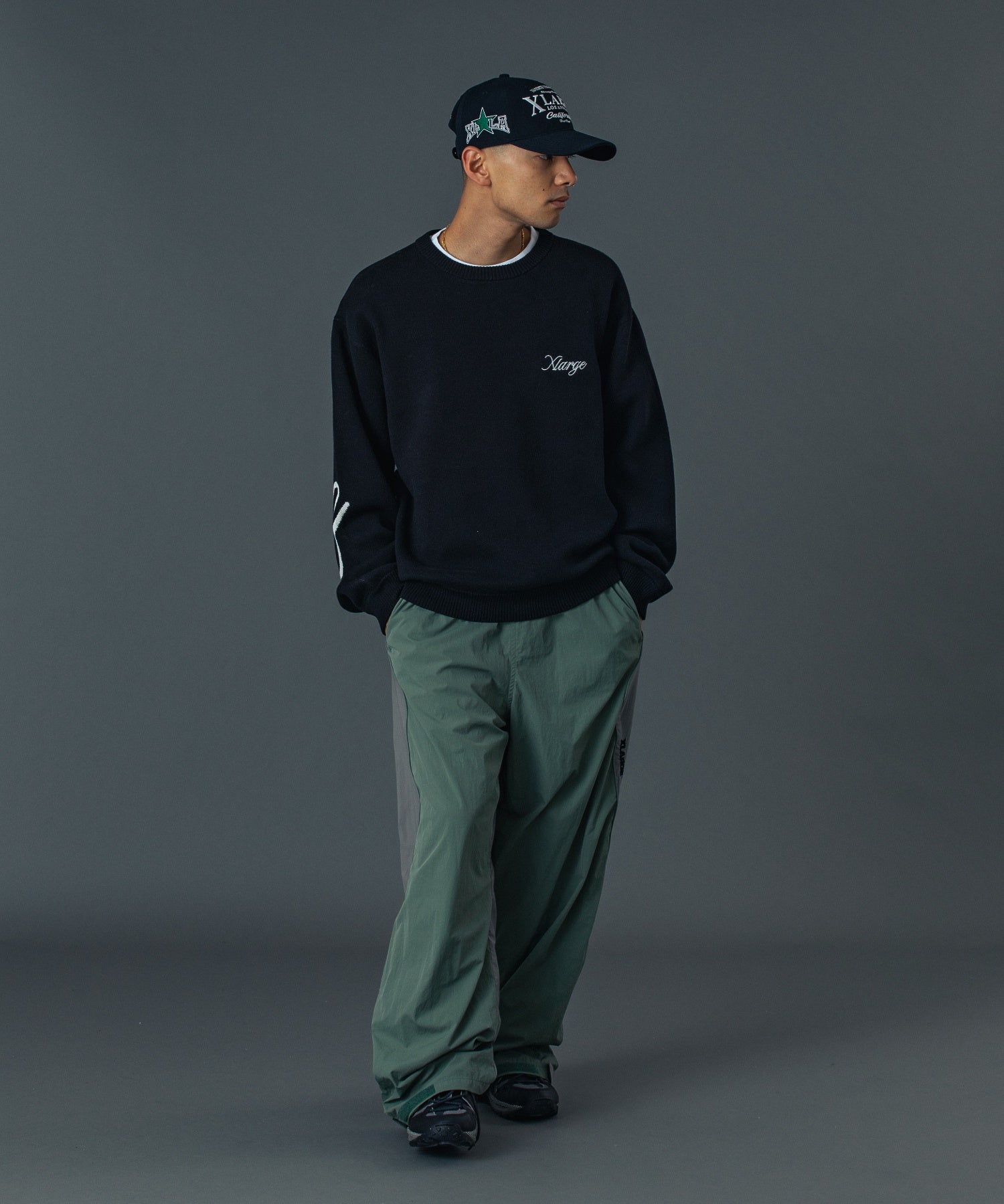 NYLON TRACK PANTS