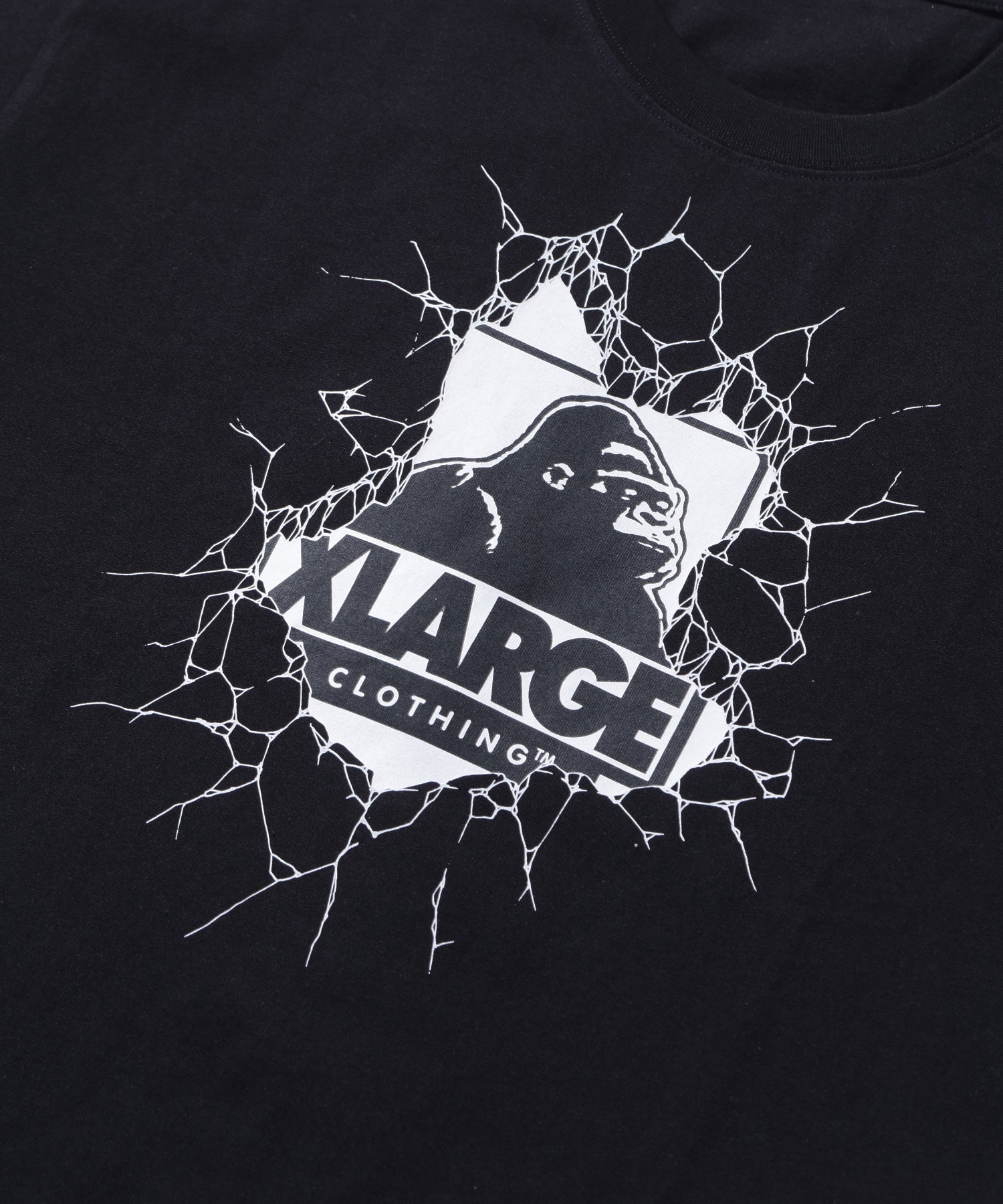 XLARGE×LIXTICK CRACK WALL OG S/S TEE