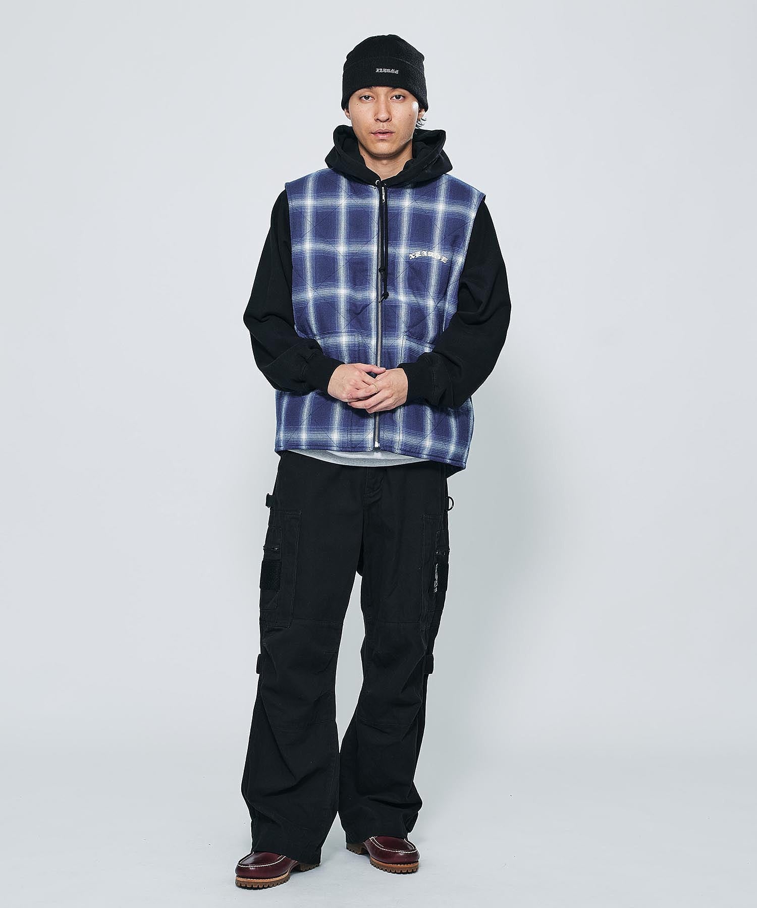 MODEL 身長178cm / 着用サイズ：Lサイズ ※商品の色味の目安は、商品単体の画像をご参照ください。