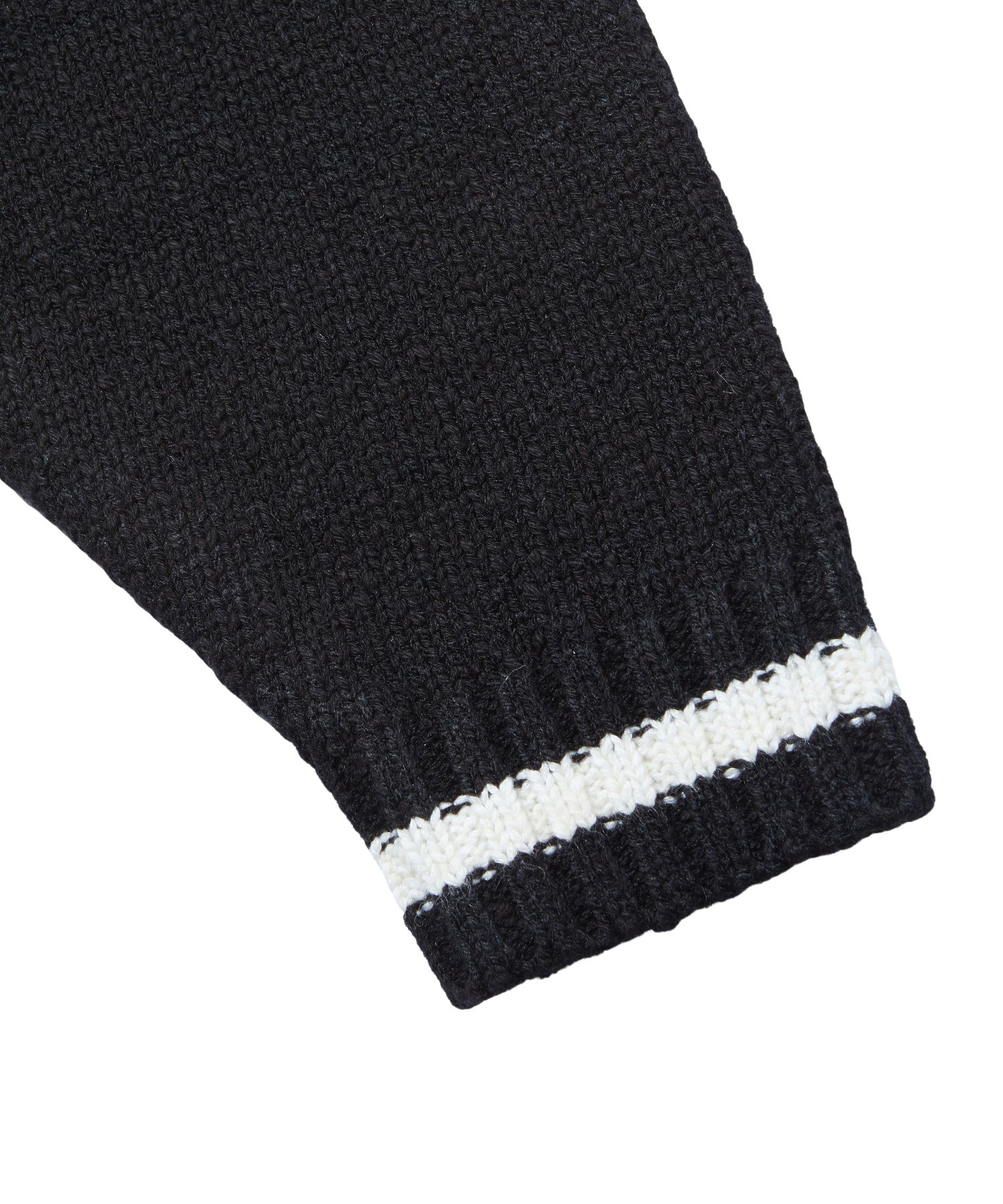 FRONT SLIT KNIT HOODIE