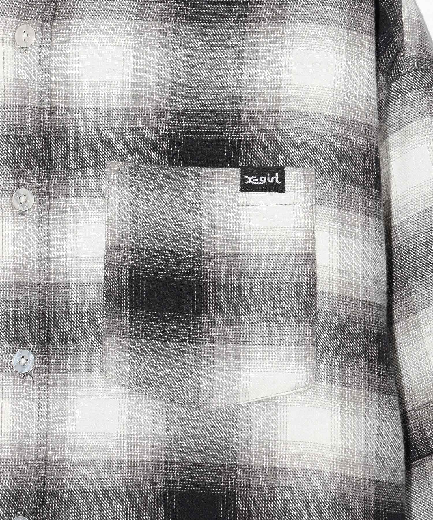 PLAID 2WAY SHIRT X-girl