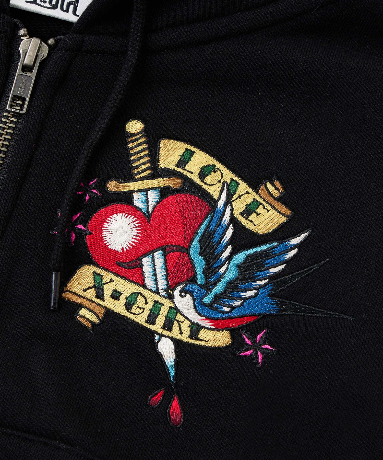 TATTOO COMPACT ZIP UP HOODIE