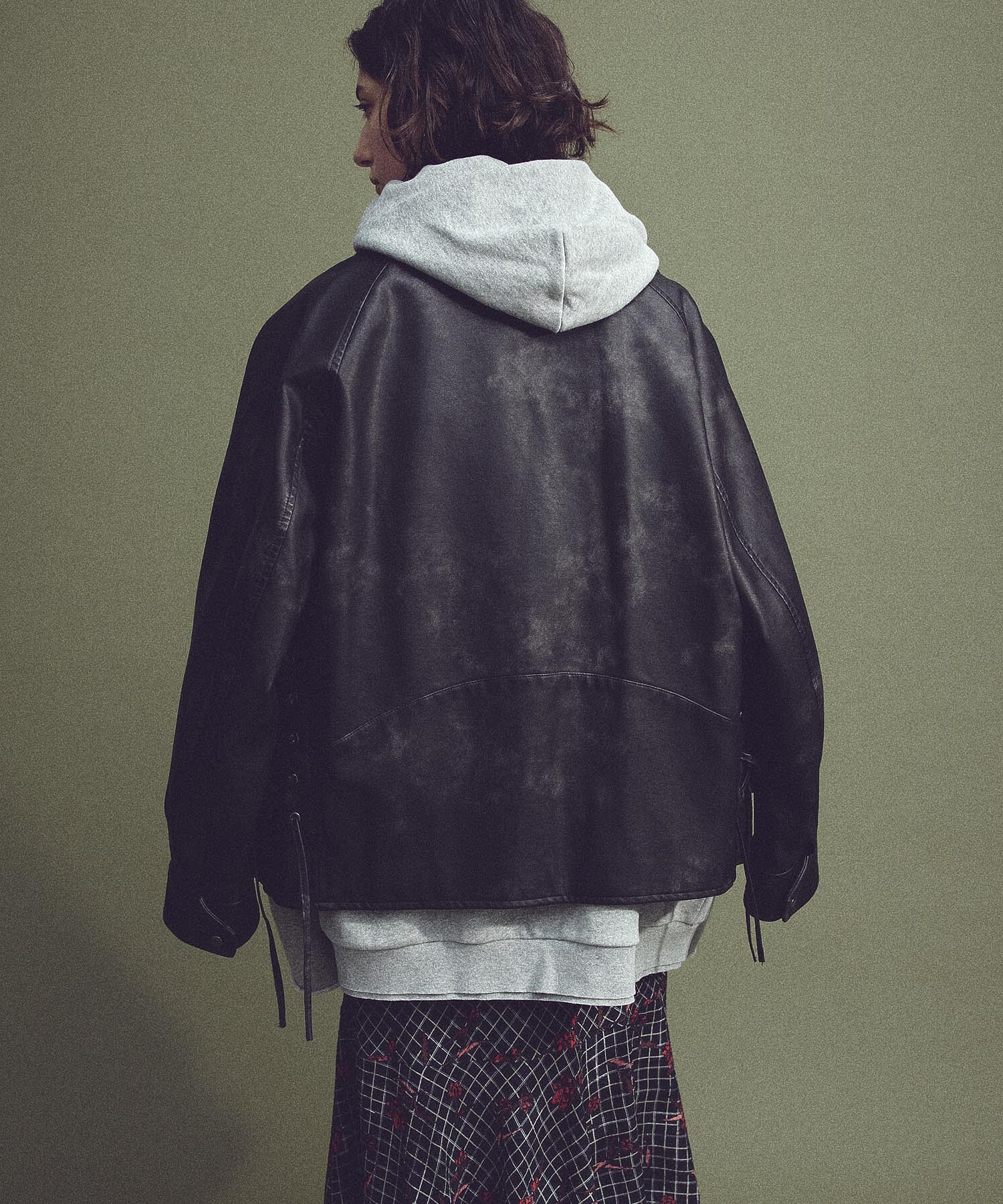 LEATHER LIKE JACKET