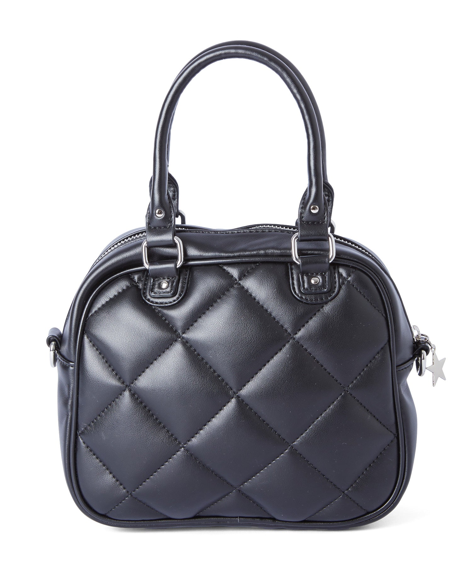 XG LOGO QUILTED BOSTON BAG
