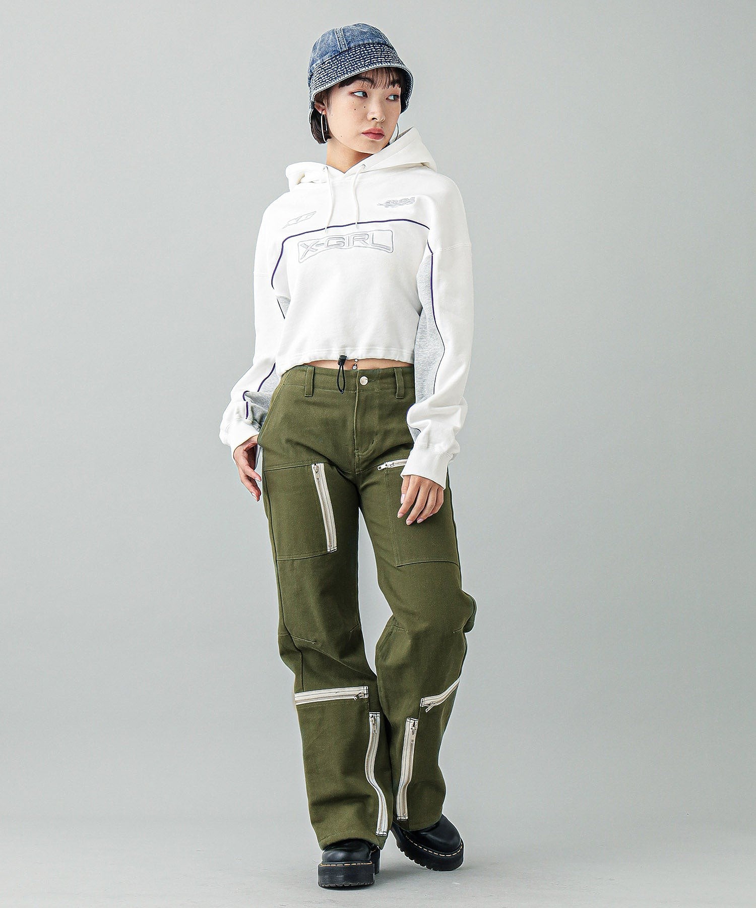 model　H:161cm 着用サイズ:M