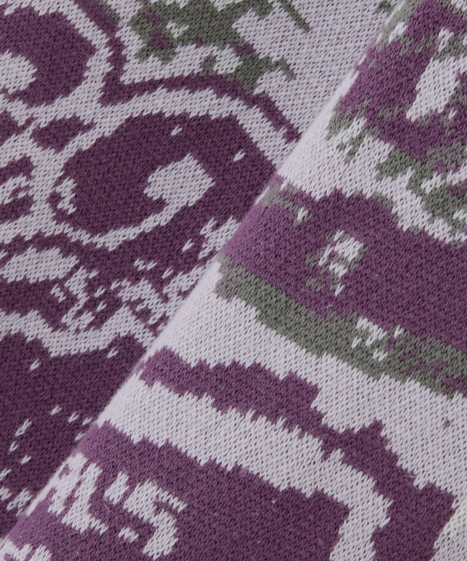 COLLAGE GRAPHIC JACQUARD KNIT CARDIGAN