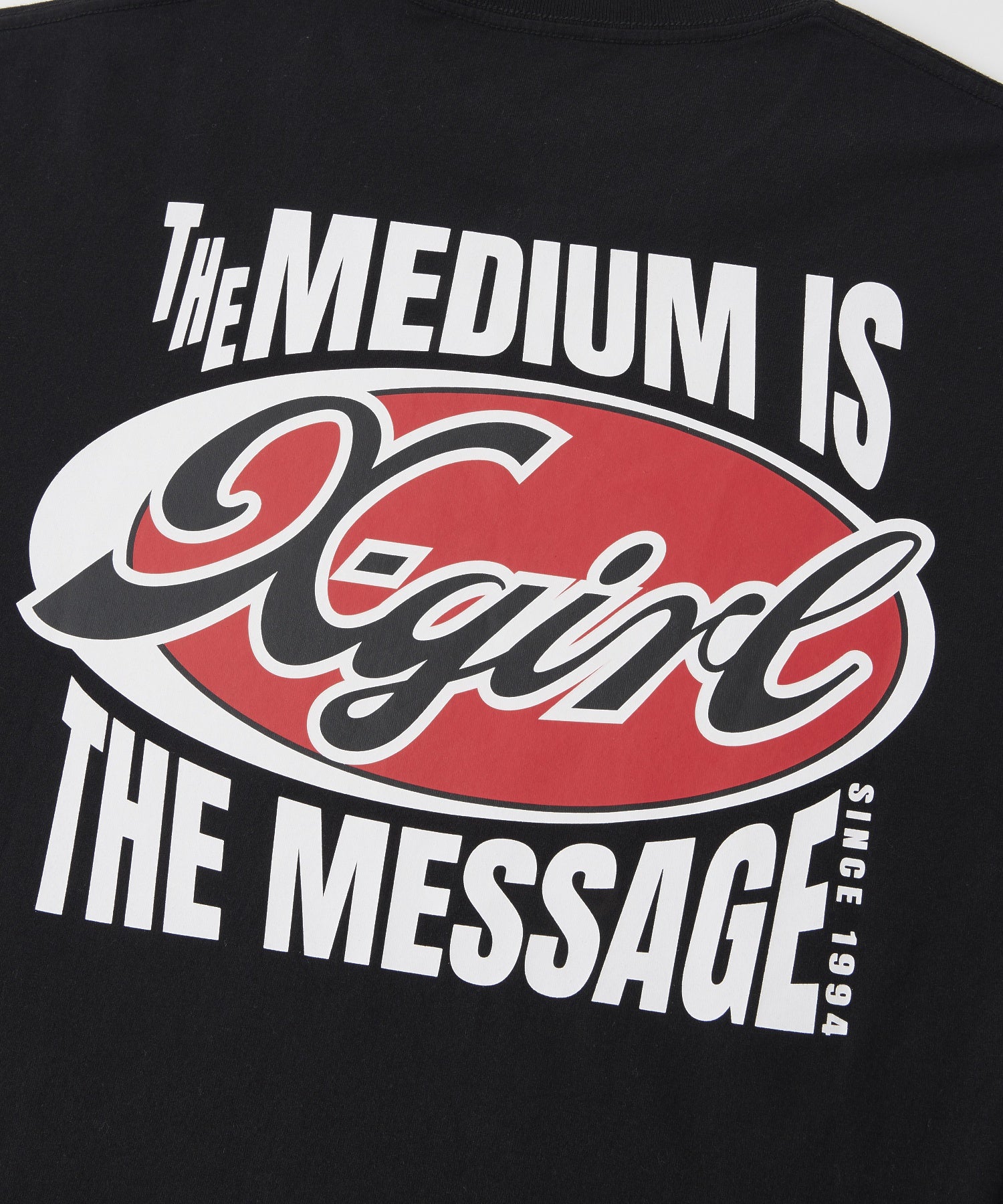 OVAL AND MESSAGE LOGO L/S TEE