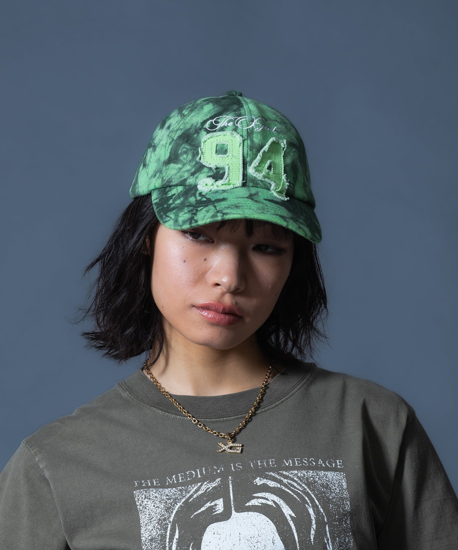 FADED NUMBER LOGO 6PANEL CAP