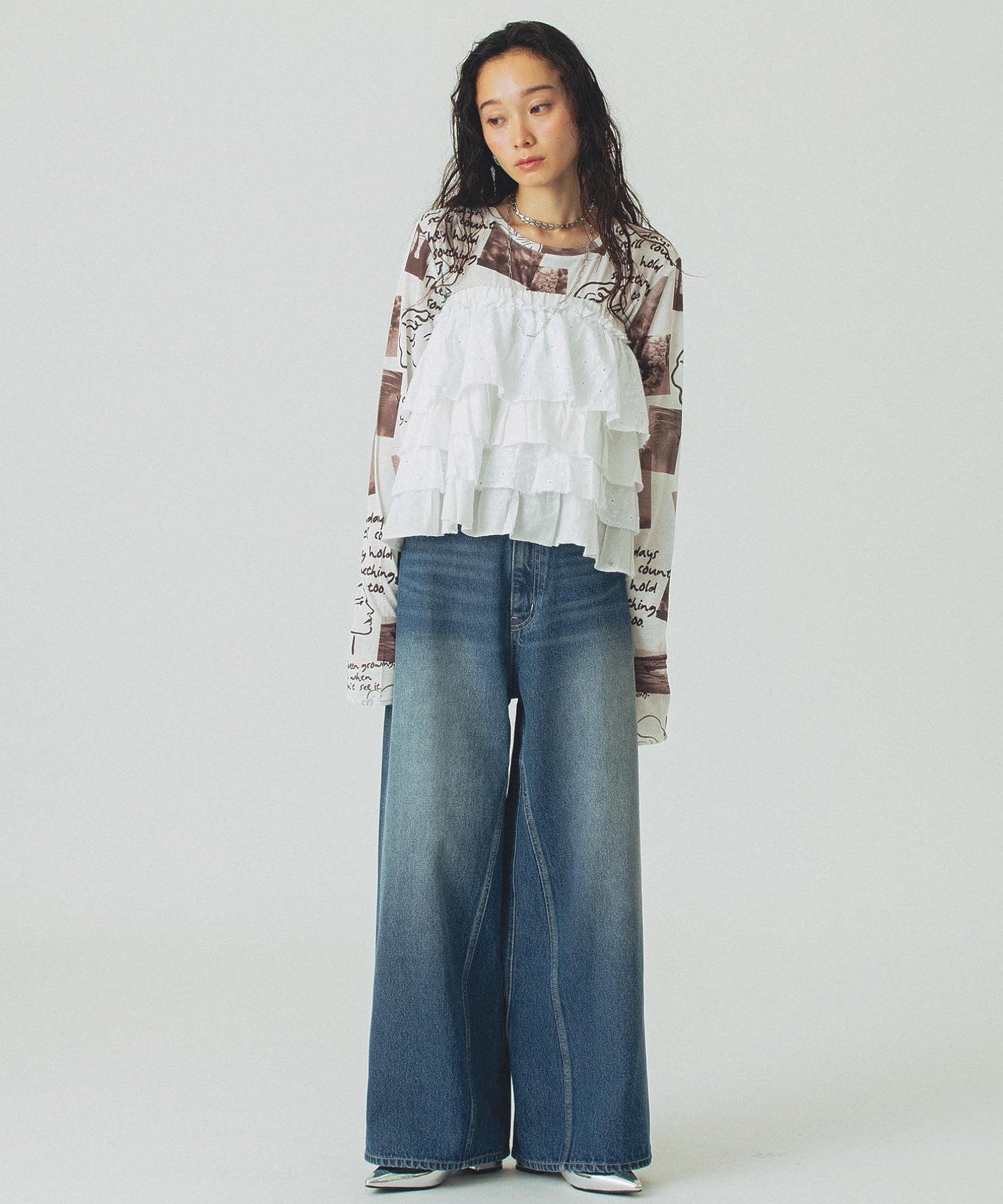 model:161cm 着用サイズ:ONE SIZE