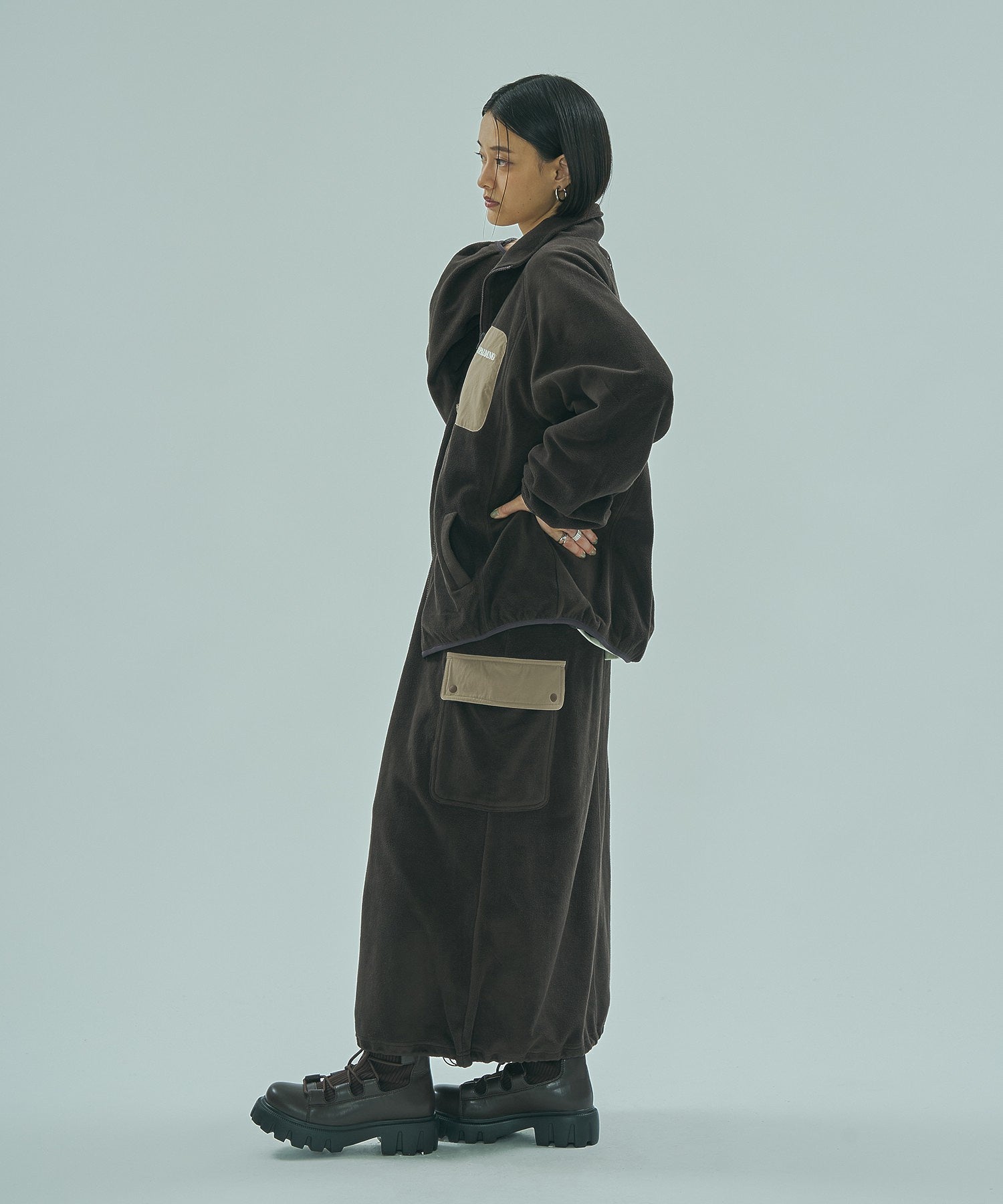 SPALDING x ROSE BUD FLEECE JACKET