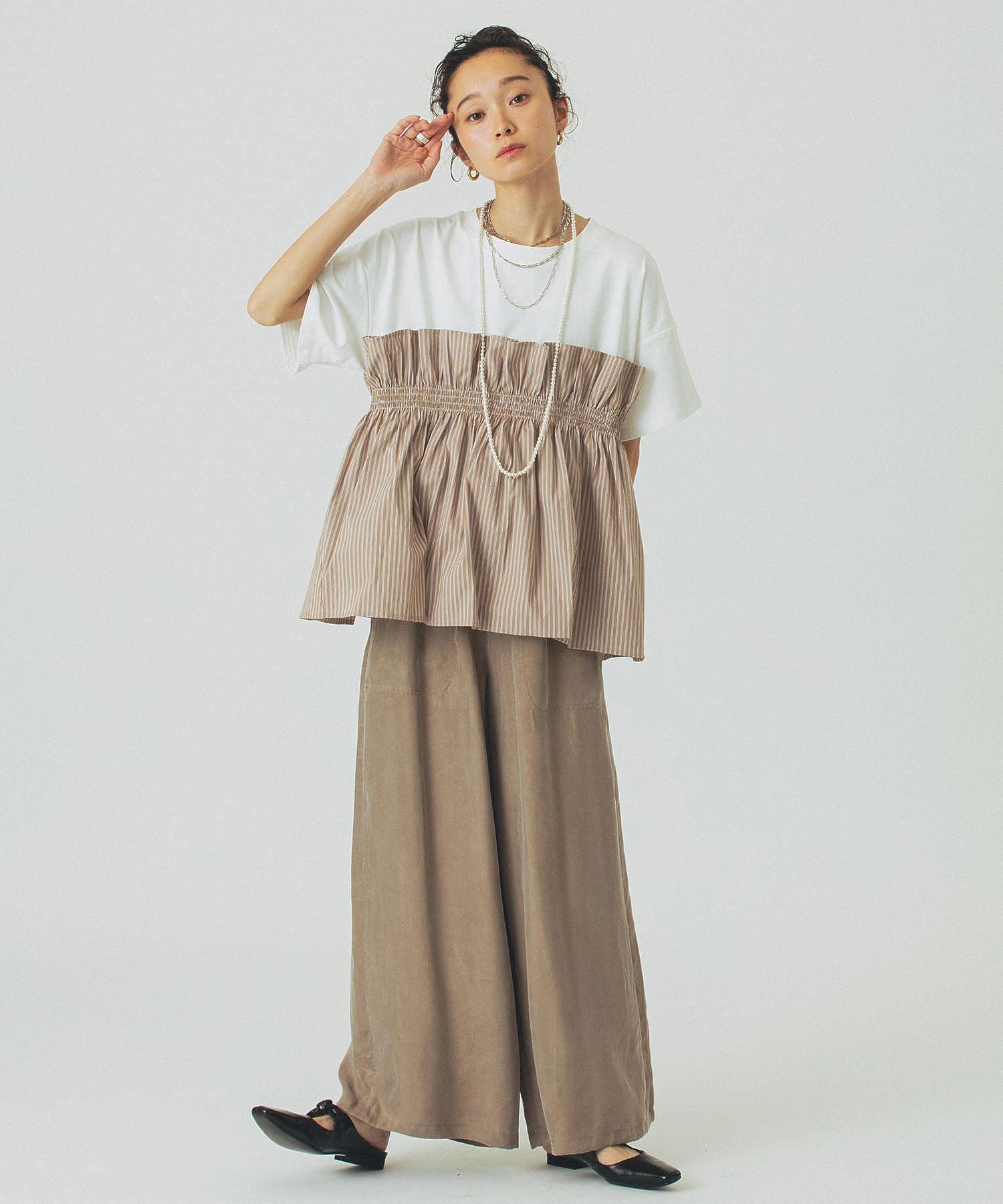 model:161cm 着用サイズ:ONE SIZE