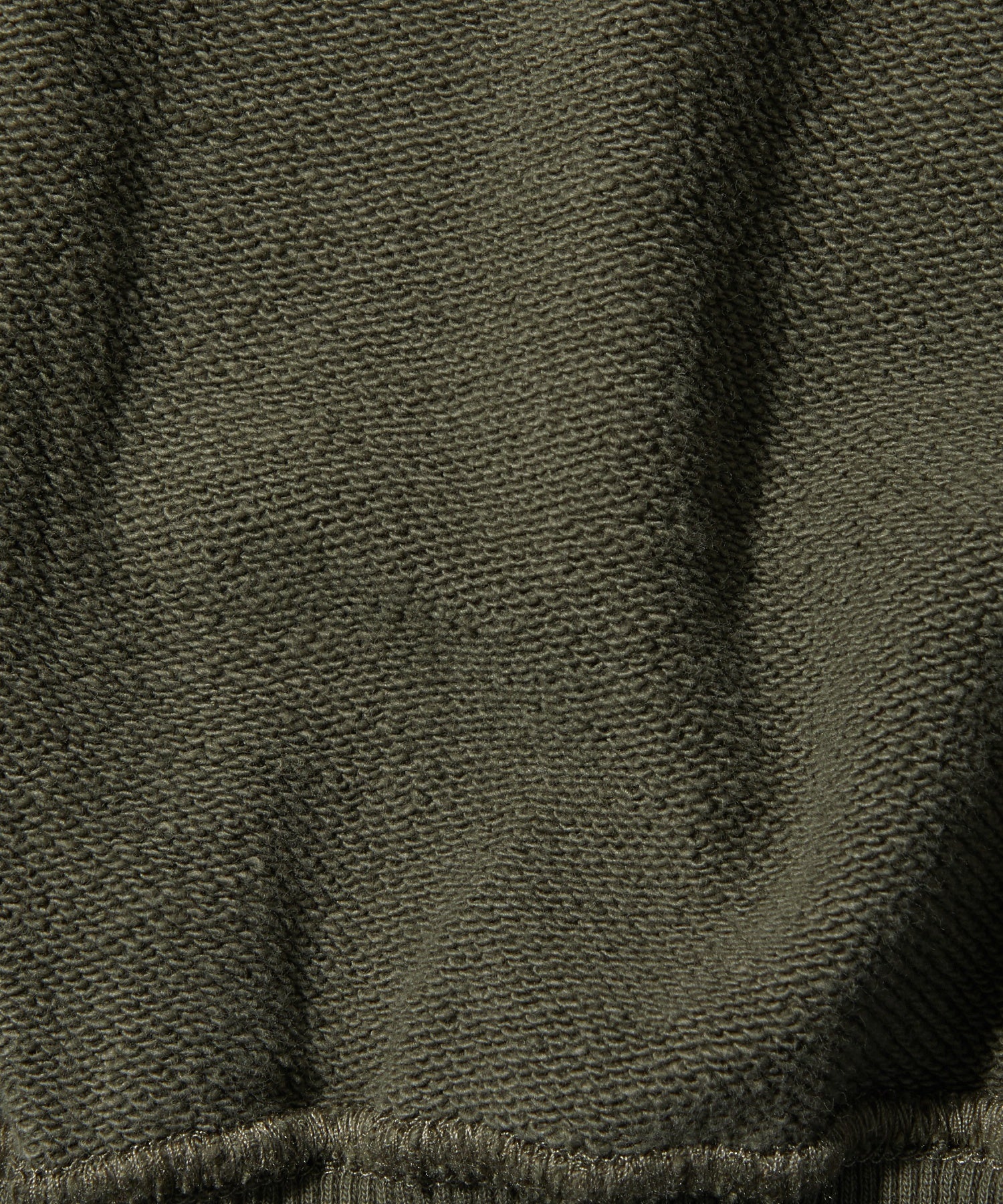 WOVEN MIX FUZZY LOGO ZIP UP SWEAT HOODIE