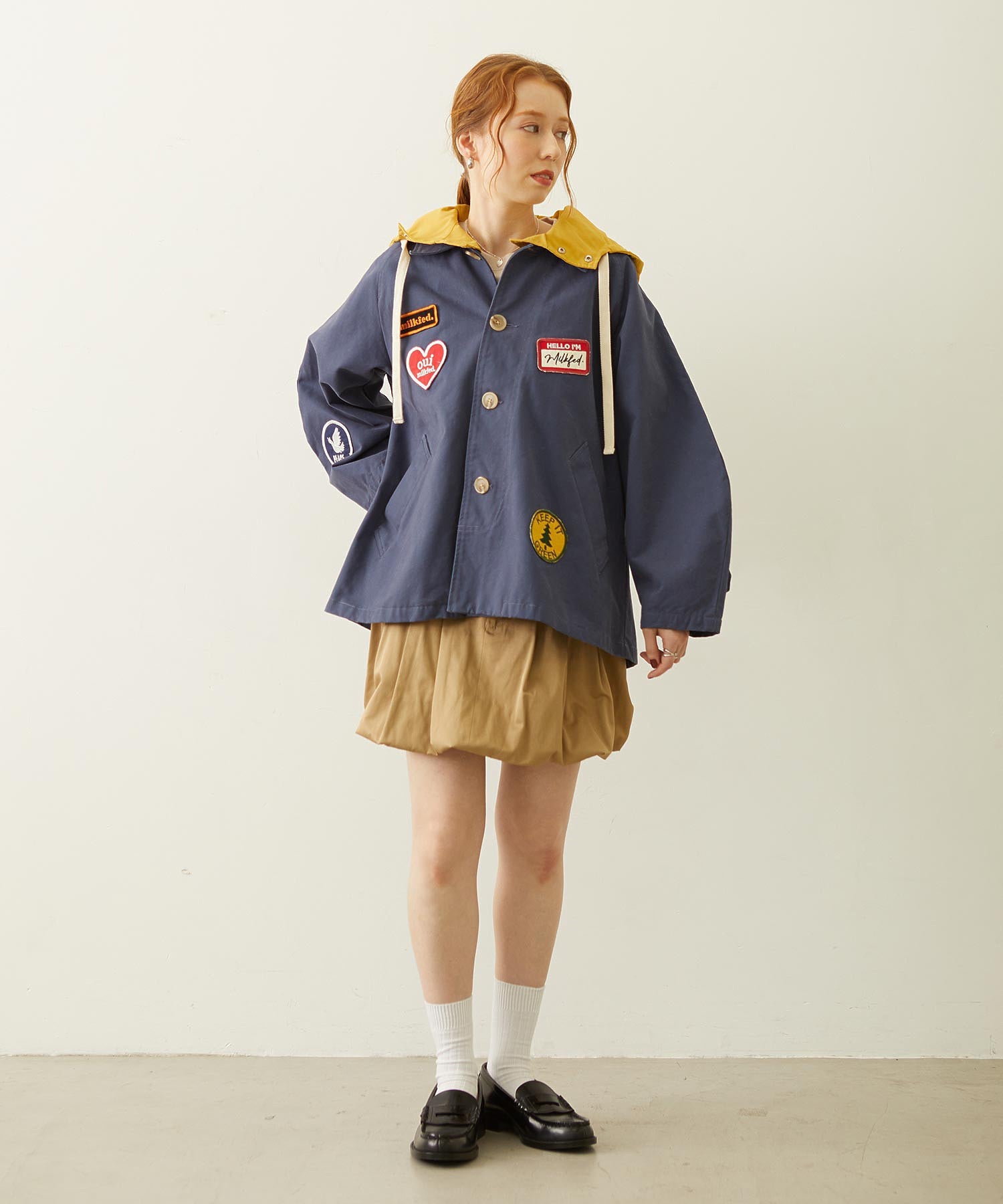 PATCH HOODED JACKET