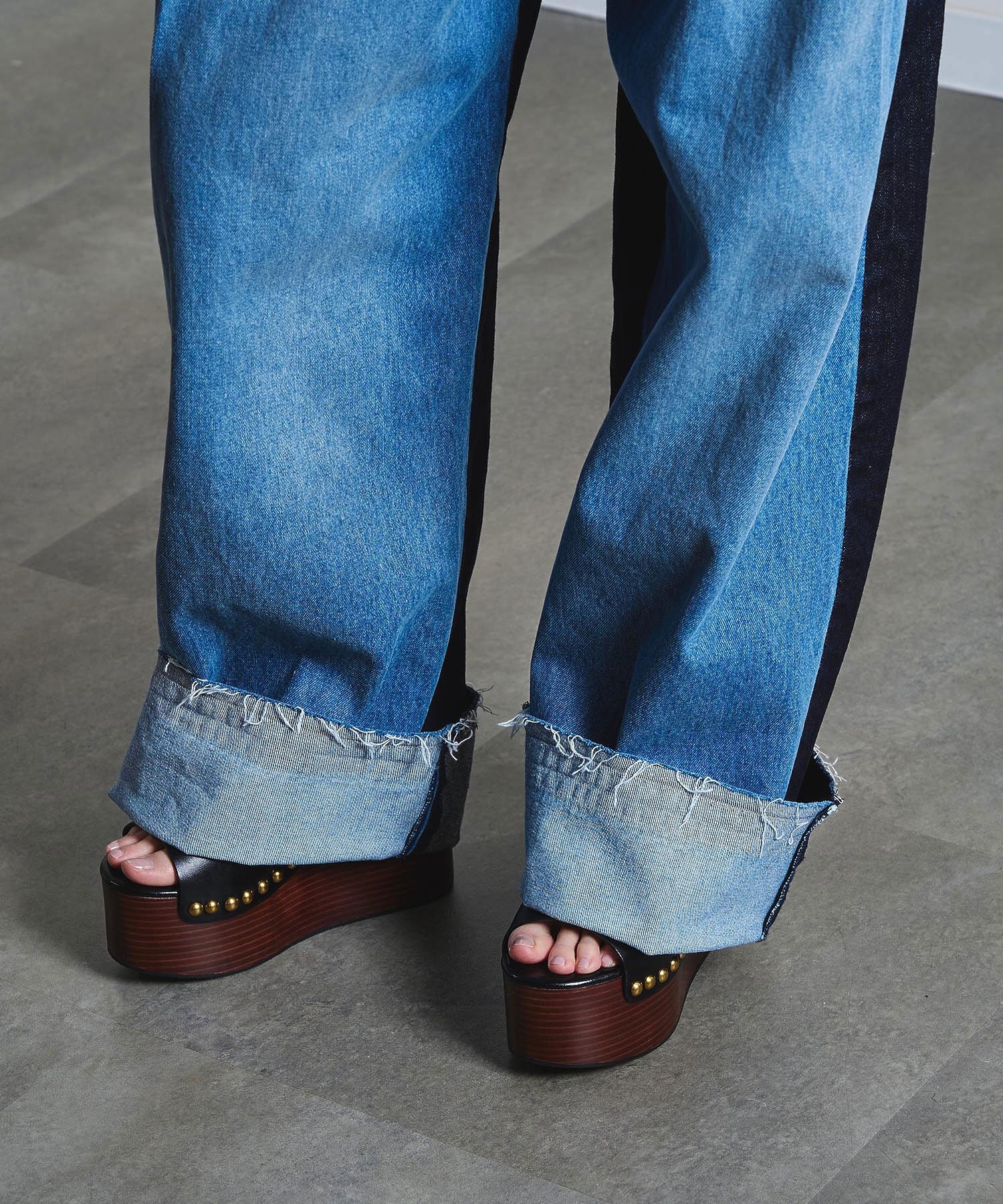 mici/DENIM REMAKE STYLE PANTS