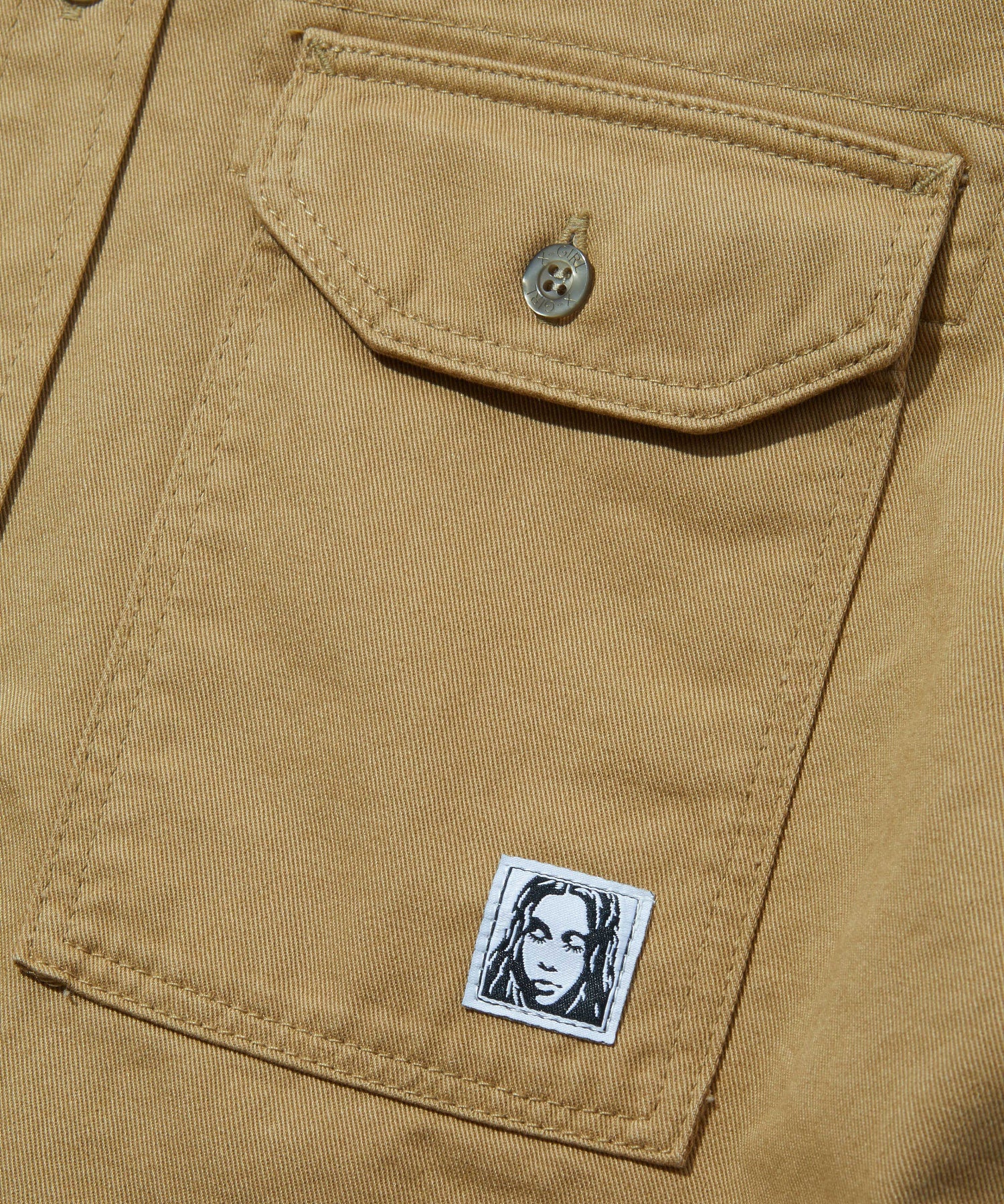 FACE LABEL WORK L/S SHIRT