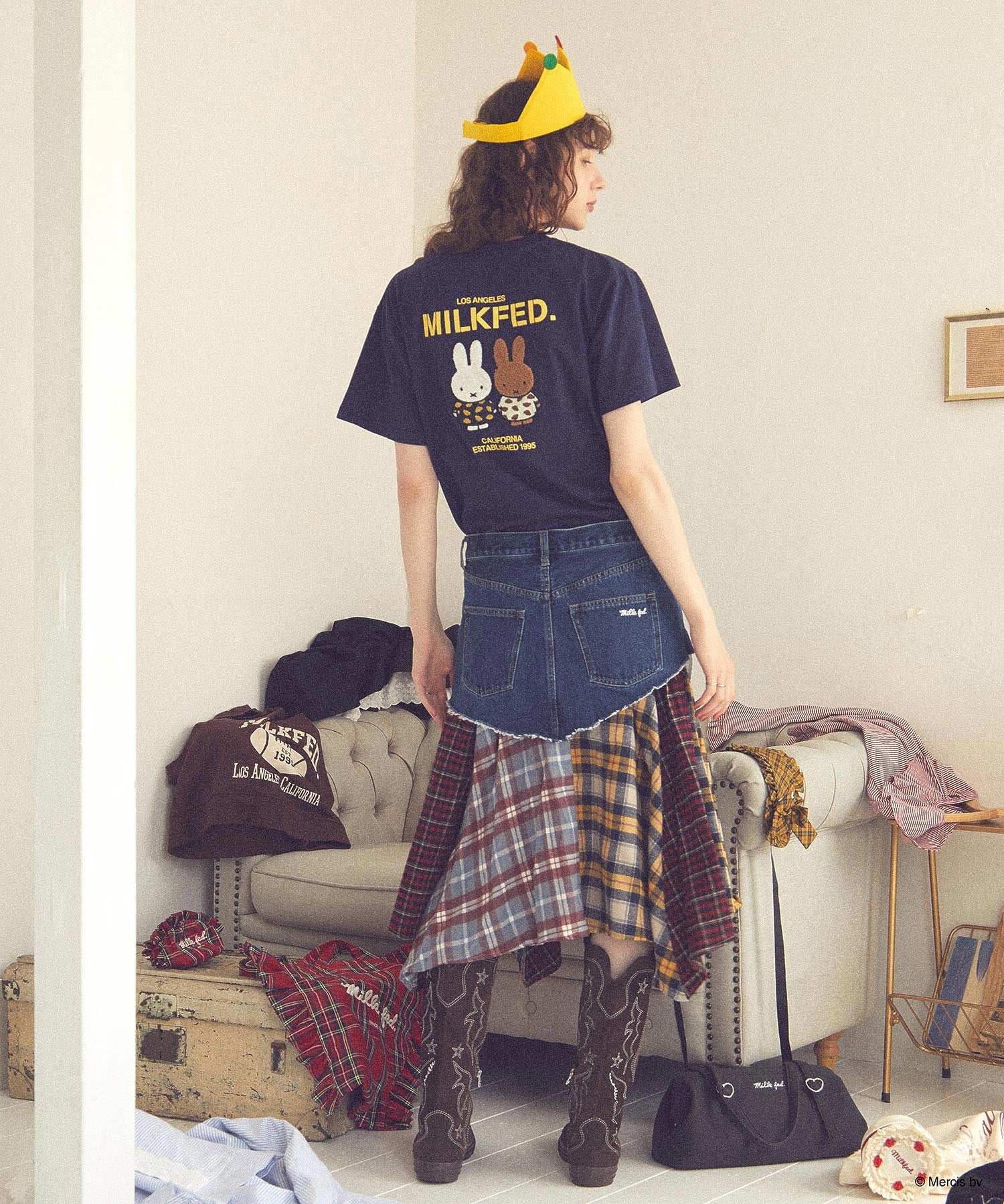 MILKFED. x MIFFY AND MELANIE S/S TEE