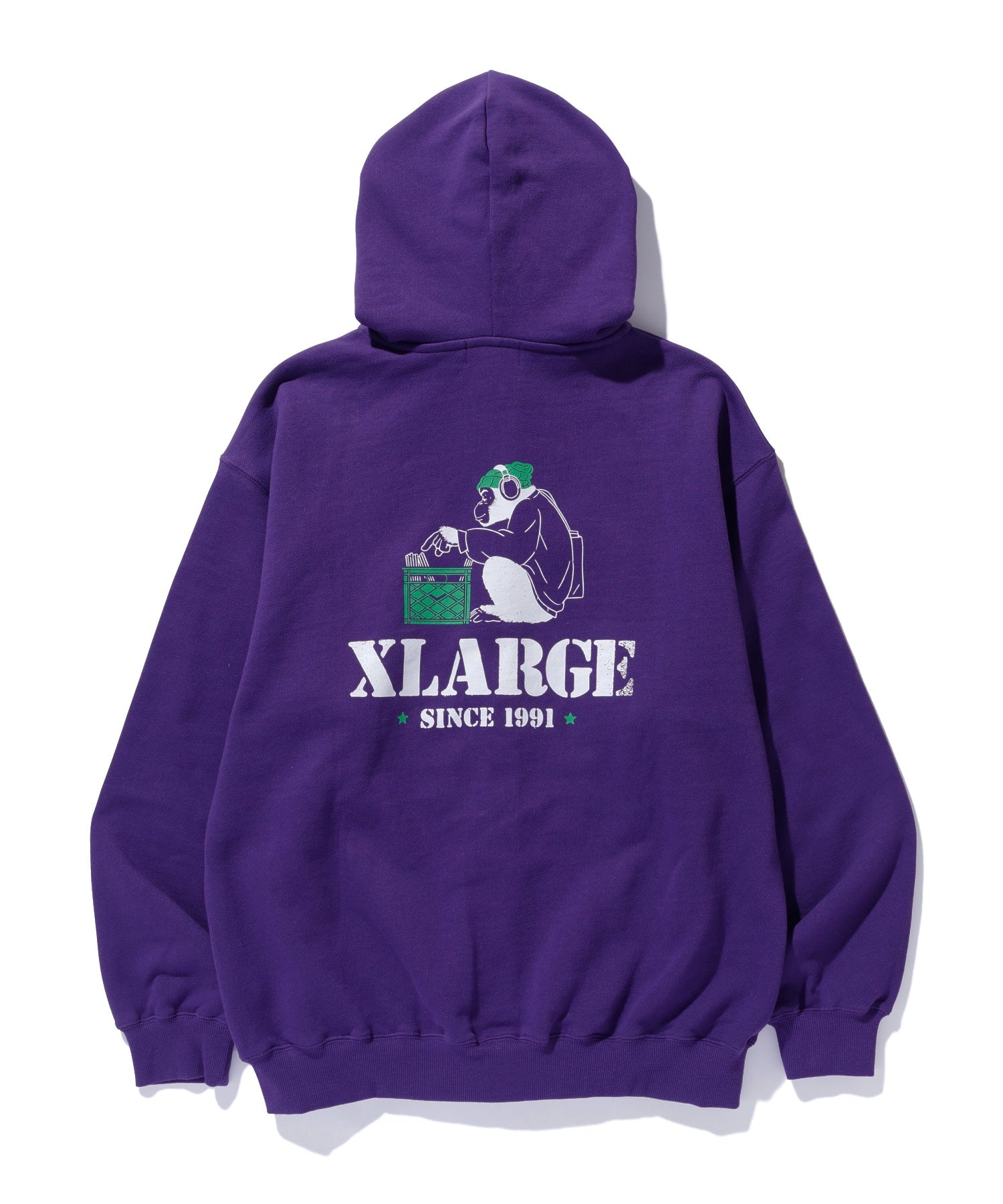 CRATE DIGGER ZIP HOODED SWEATSHIRT